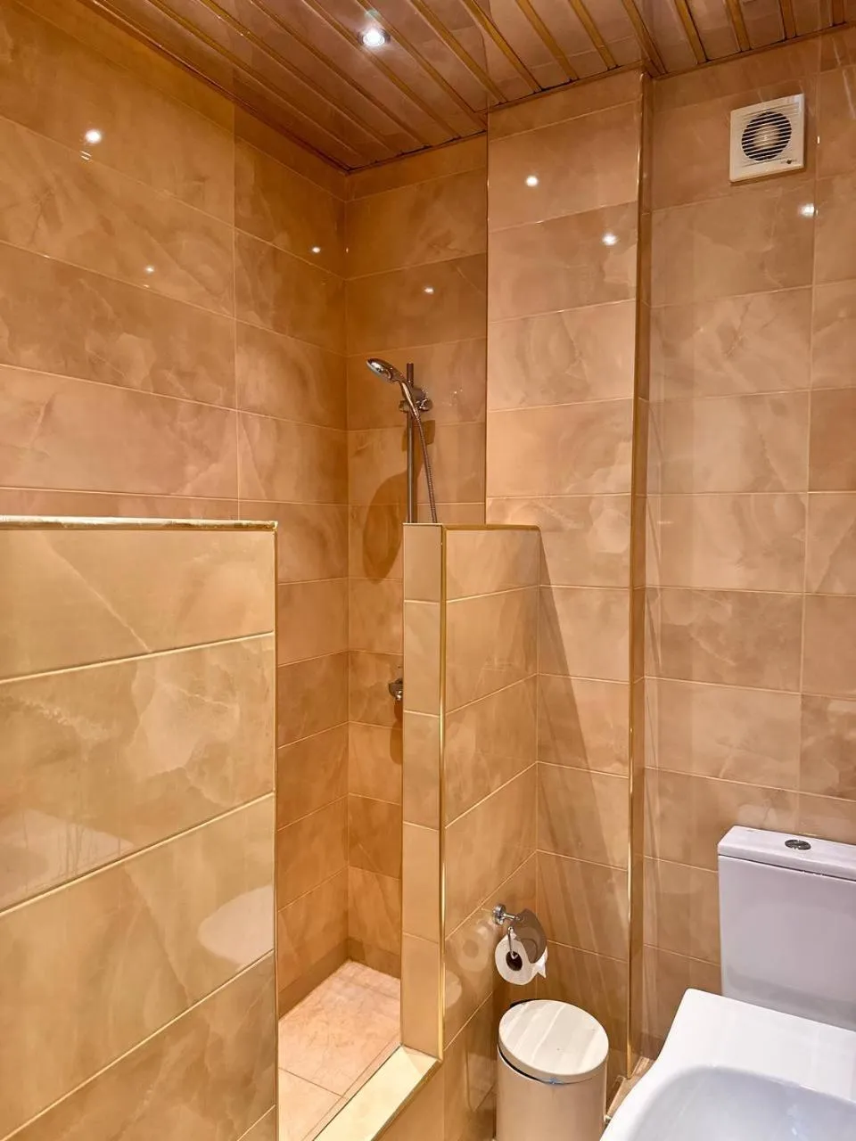 Shower in Iceberg Hotel