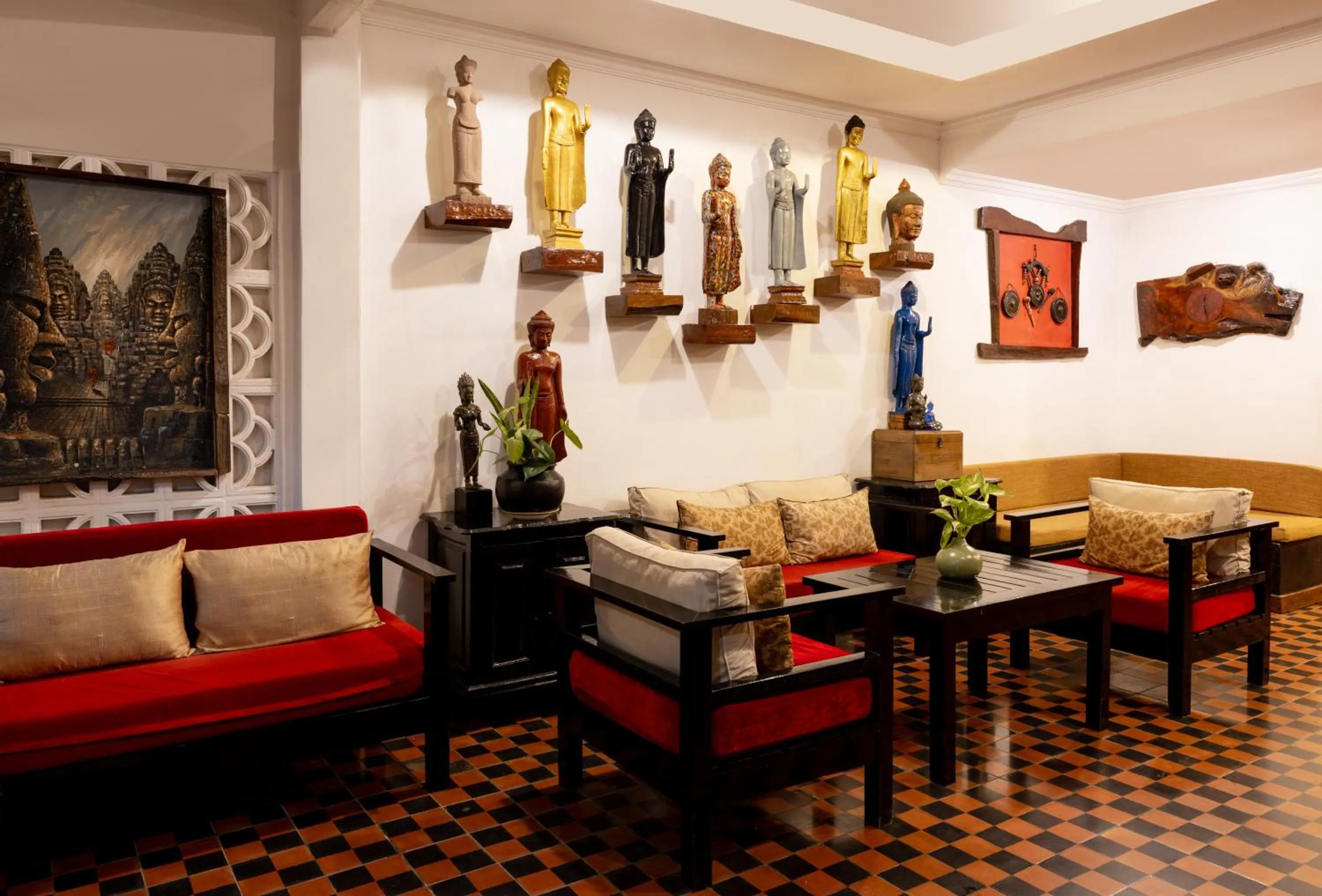Lobby or reception in La Niche D'angkor Boutique Hotel