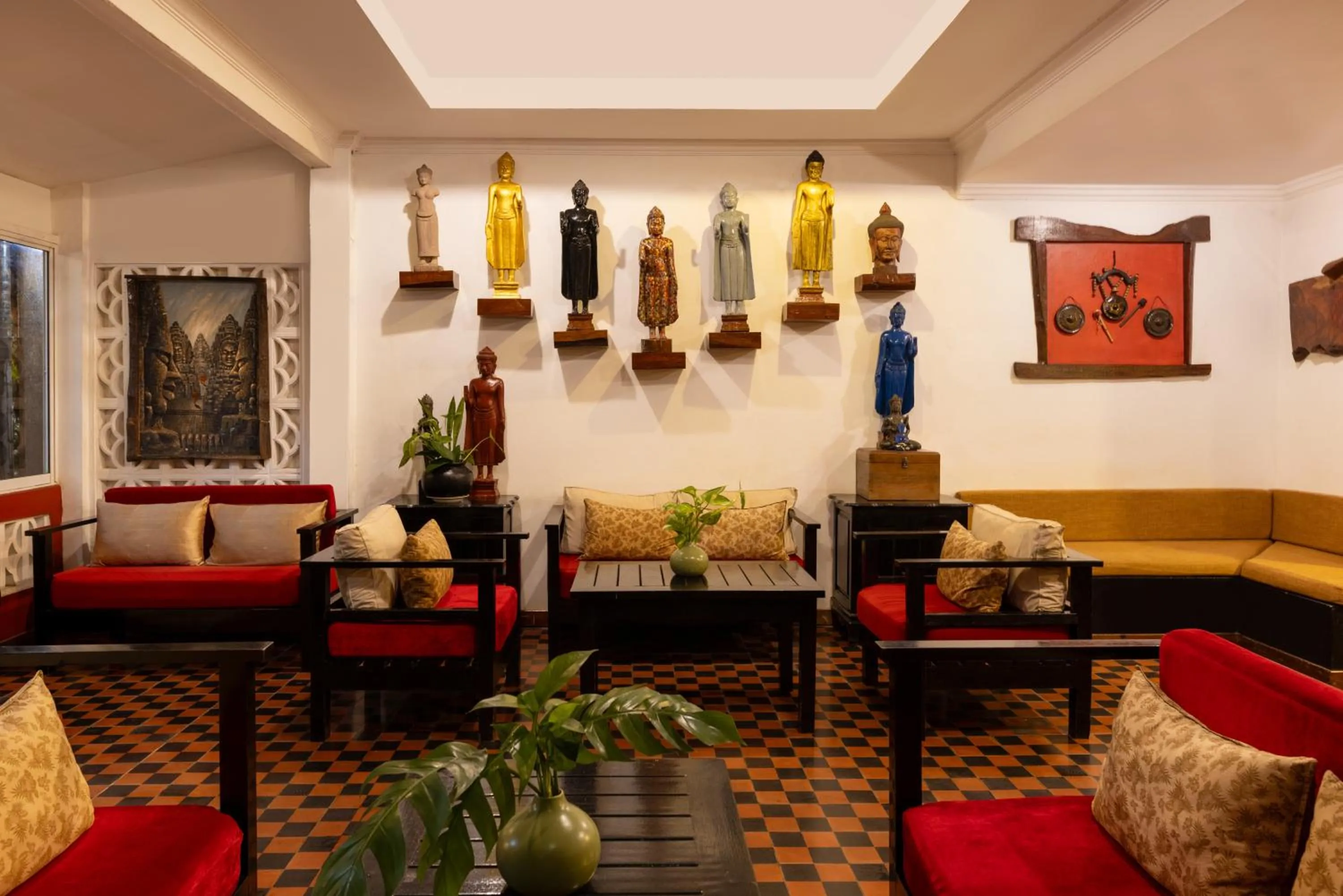 Lobby or reception in La Niche D'angkor Boutique Hotel