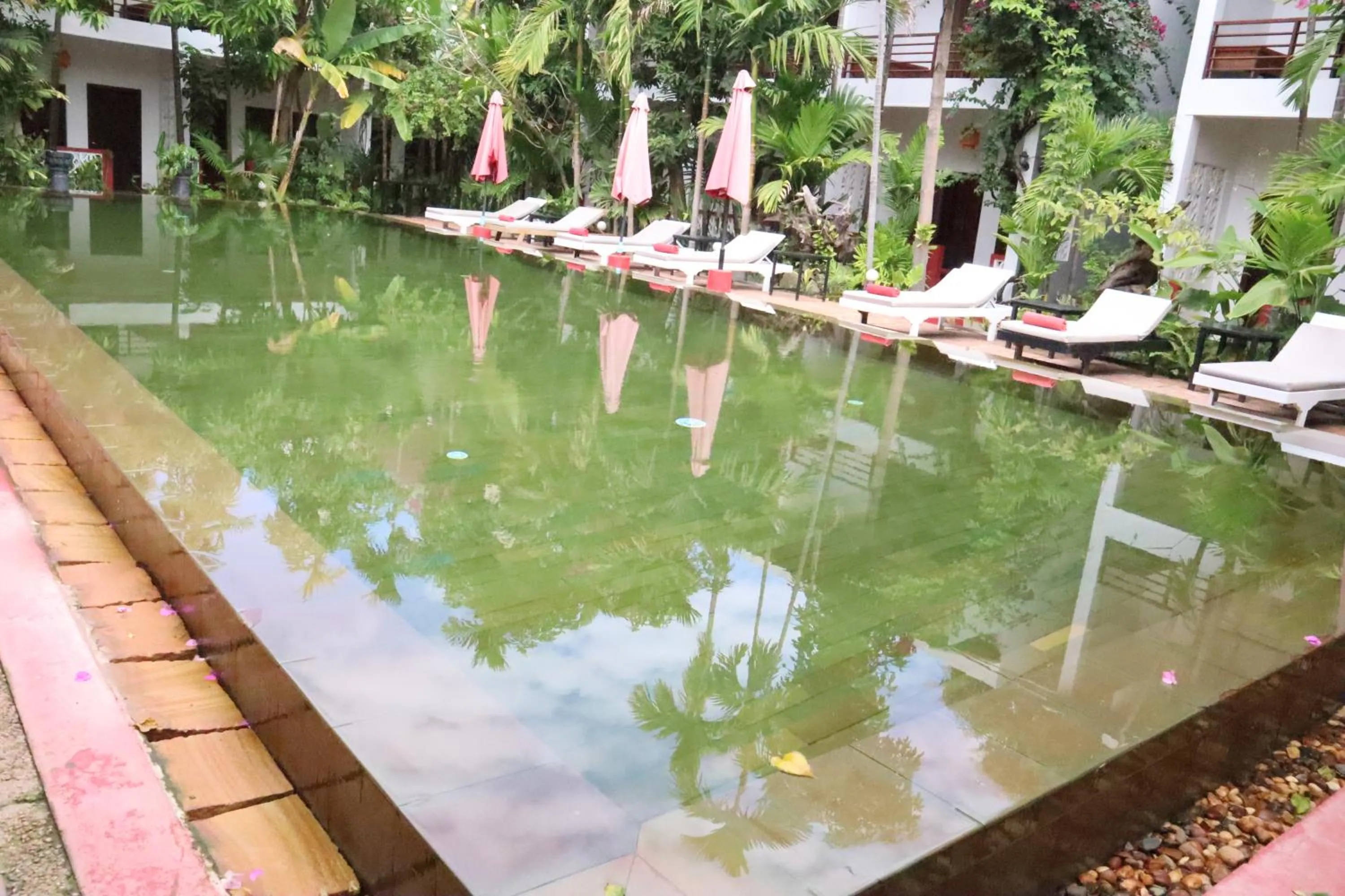 Swimming pool in La Niche D'angkor Boutique Hotel