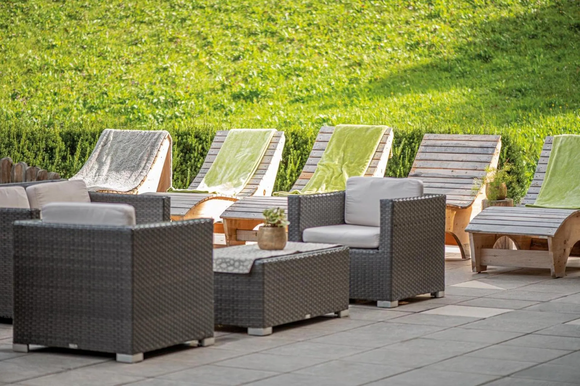 Balcony/Terrace in Hotel Edelweiss