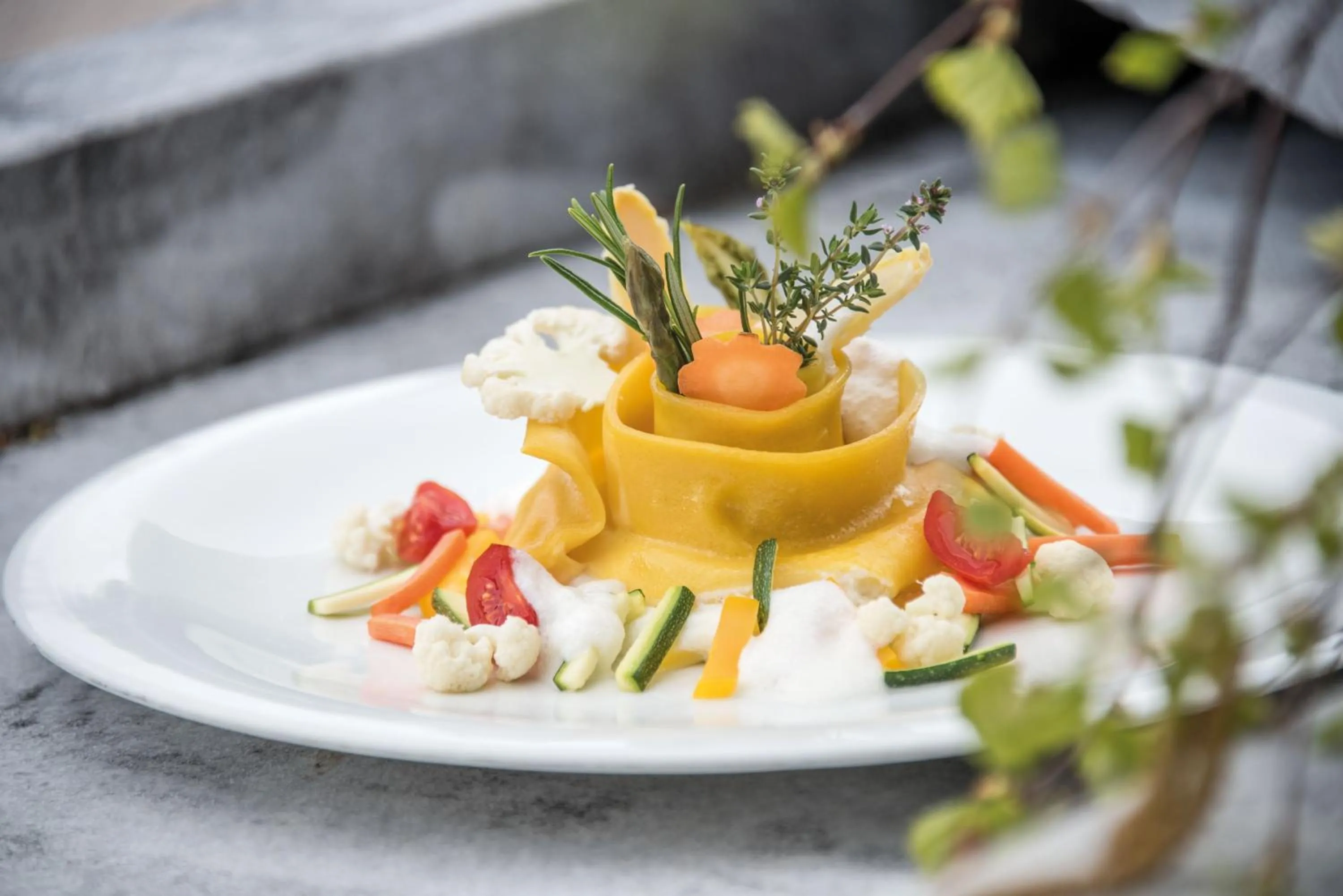 Food close-up in Hotel Edelweiss