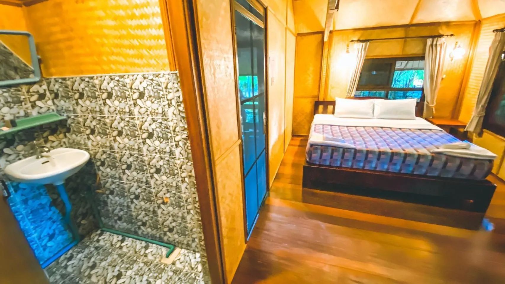 Bed in Faasai Resort & Spa