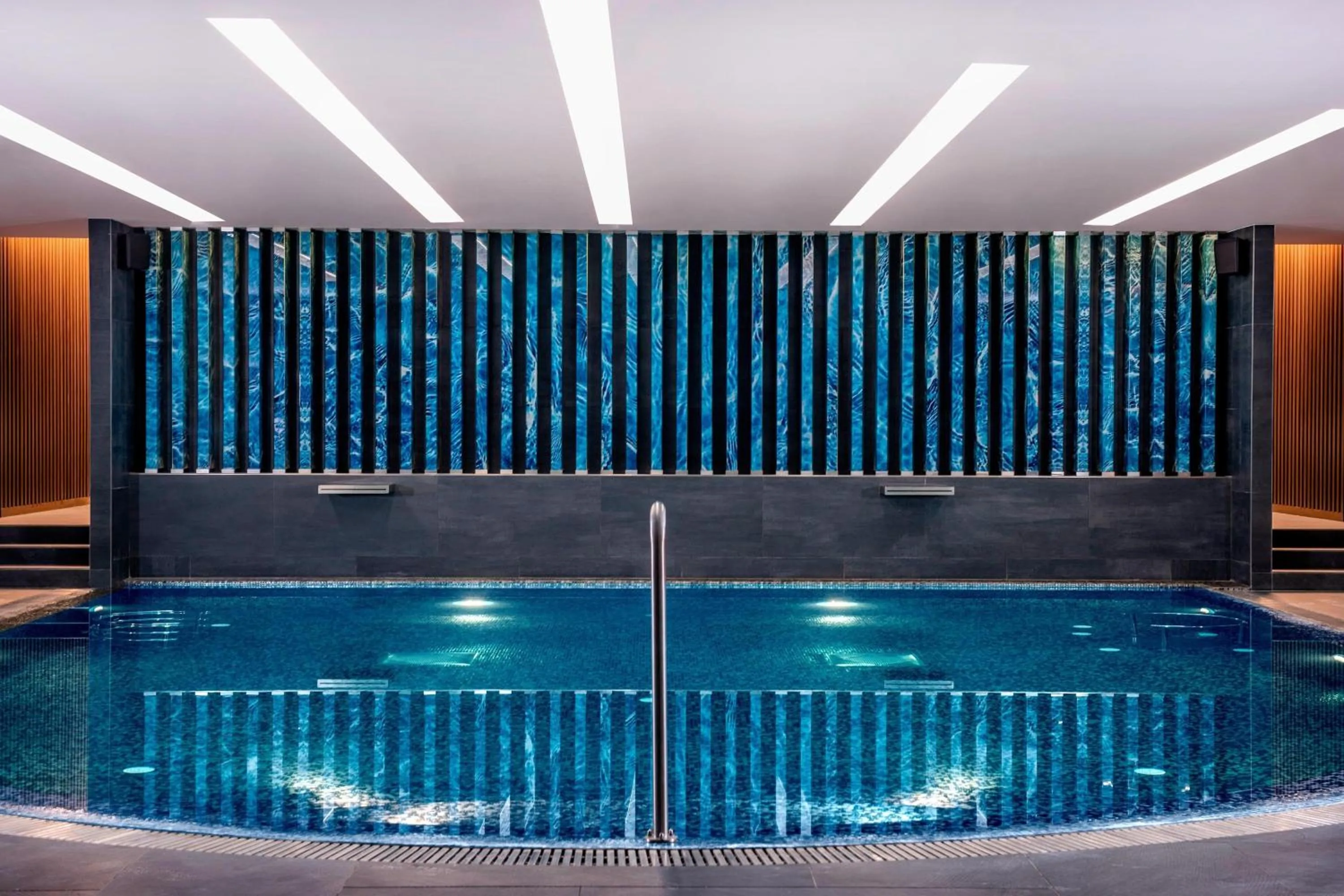 Swimming pool in Sheraton Grand Tbilisi Metechi Palace