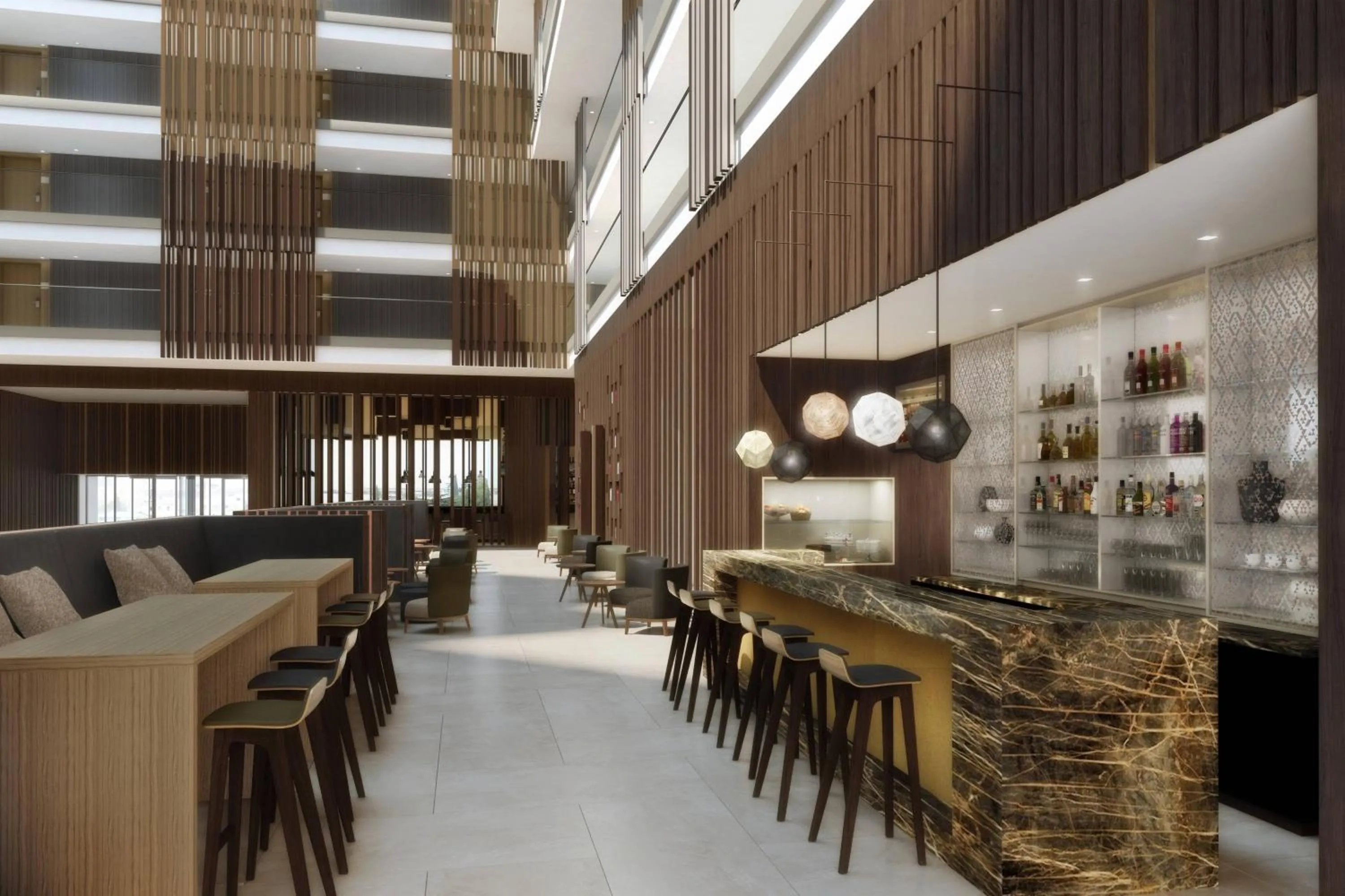 Lobby or reception in Sheraton Grand Tbilisi Metechi Palace