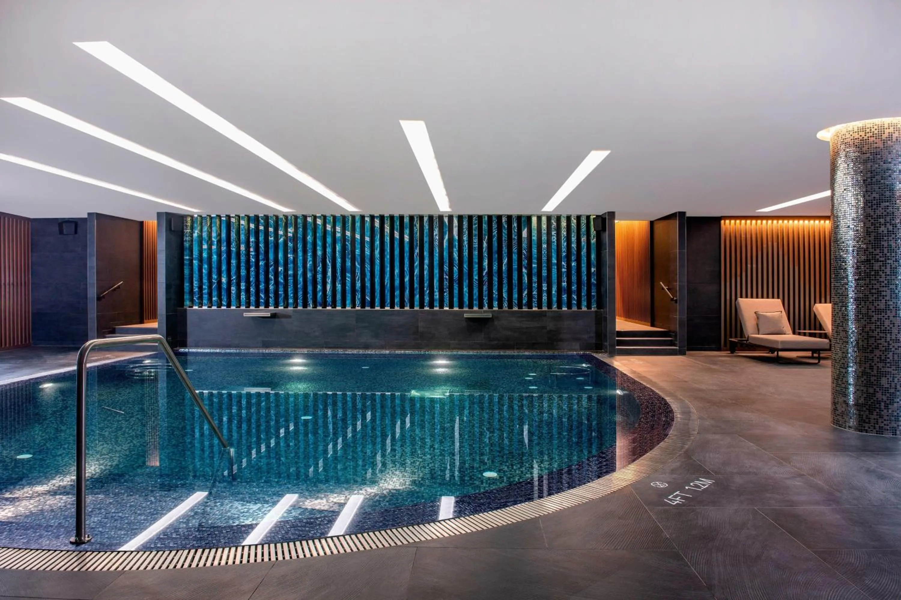 Swimming pool in Sheraton Grand Tbilisi Metechi Palace