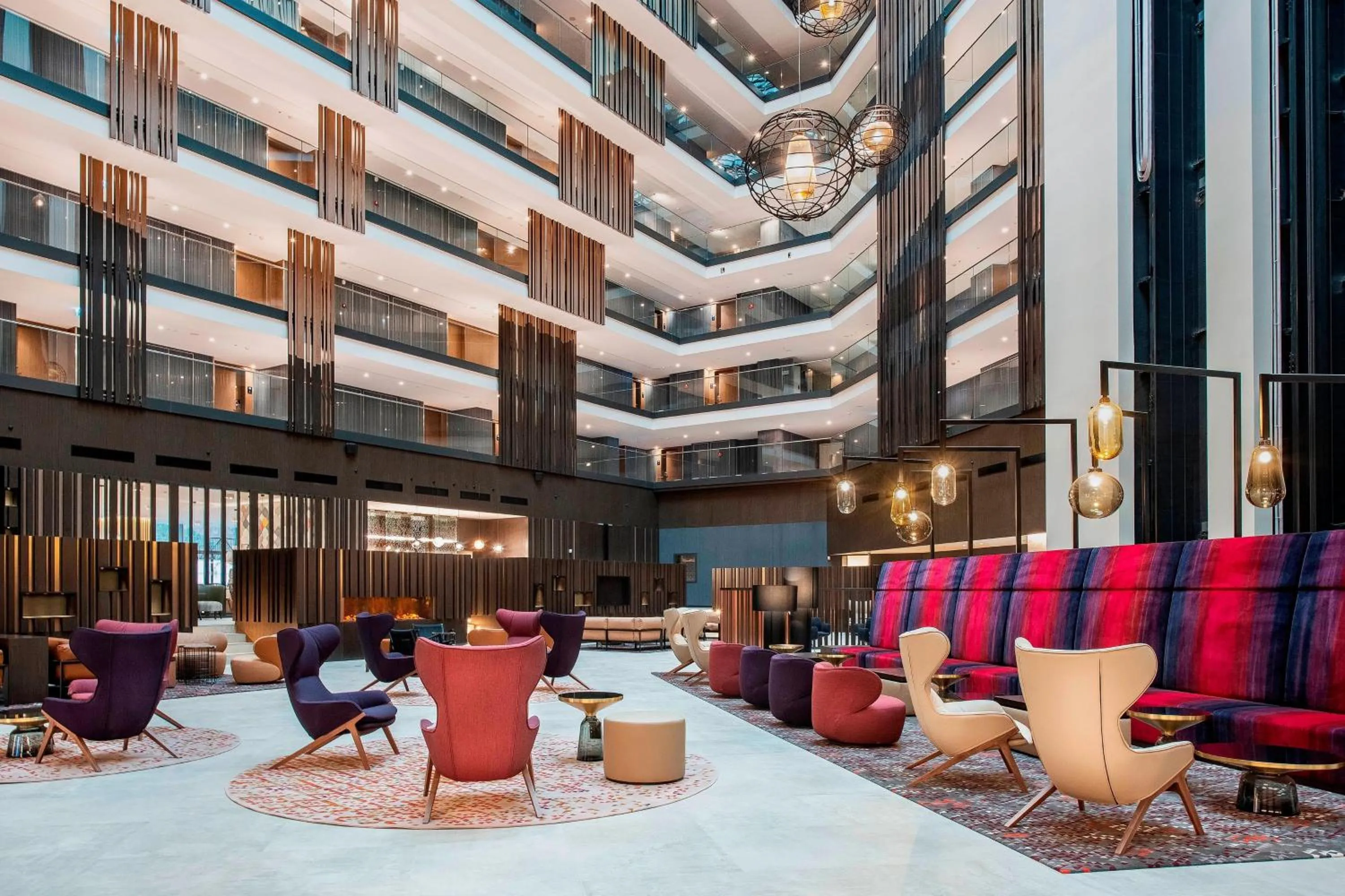 Lobby or reception in Sheraton Grand Tbilisi Metechi Palace