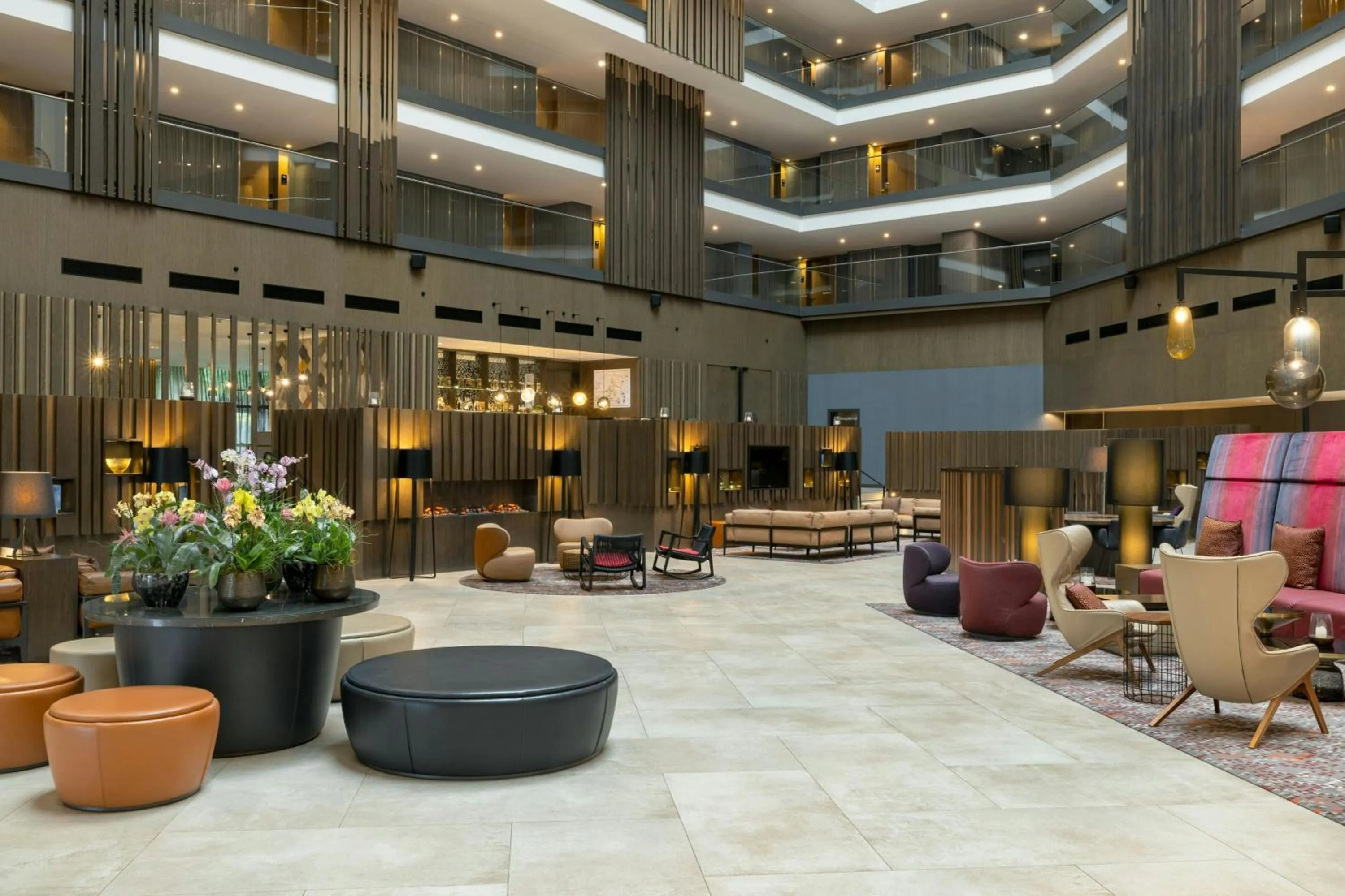 Lobby or reception in Sheraton Grand Tbilisi Metechi Palace