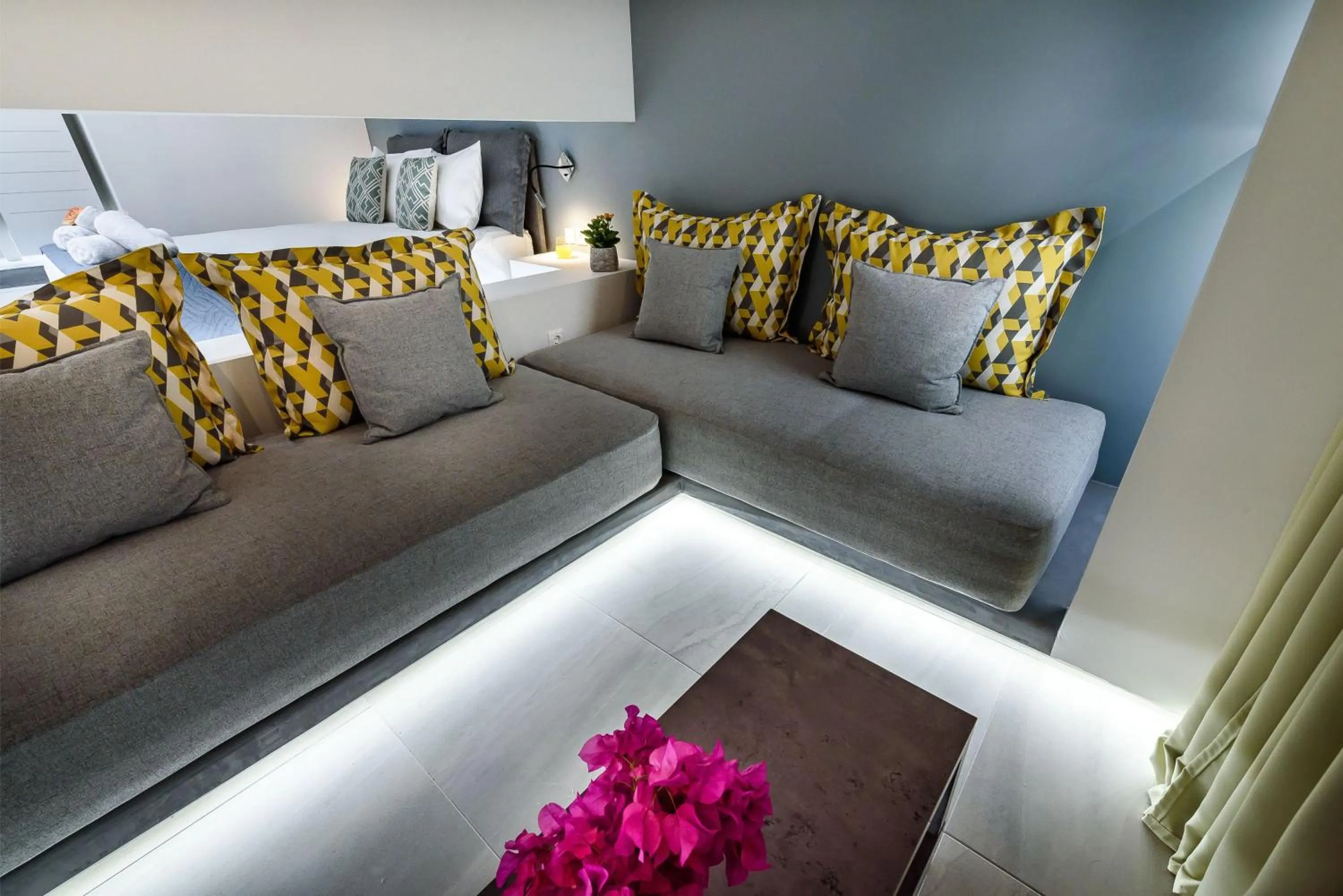 Bed in Solar Apartments by Amara Living