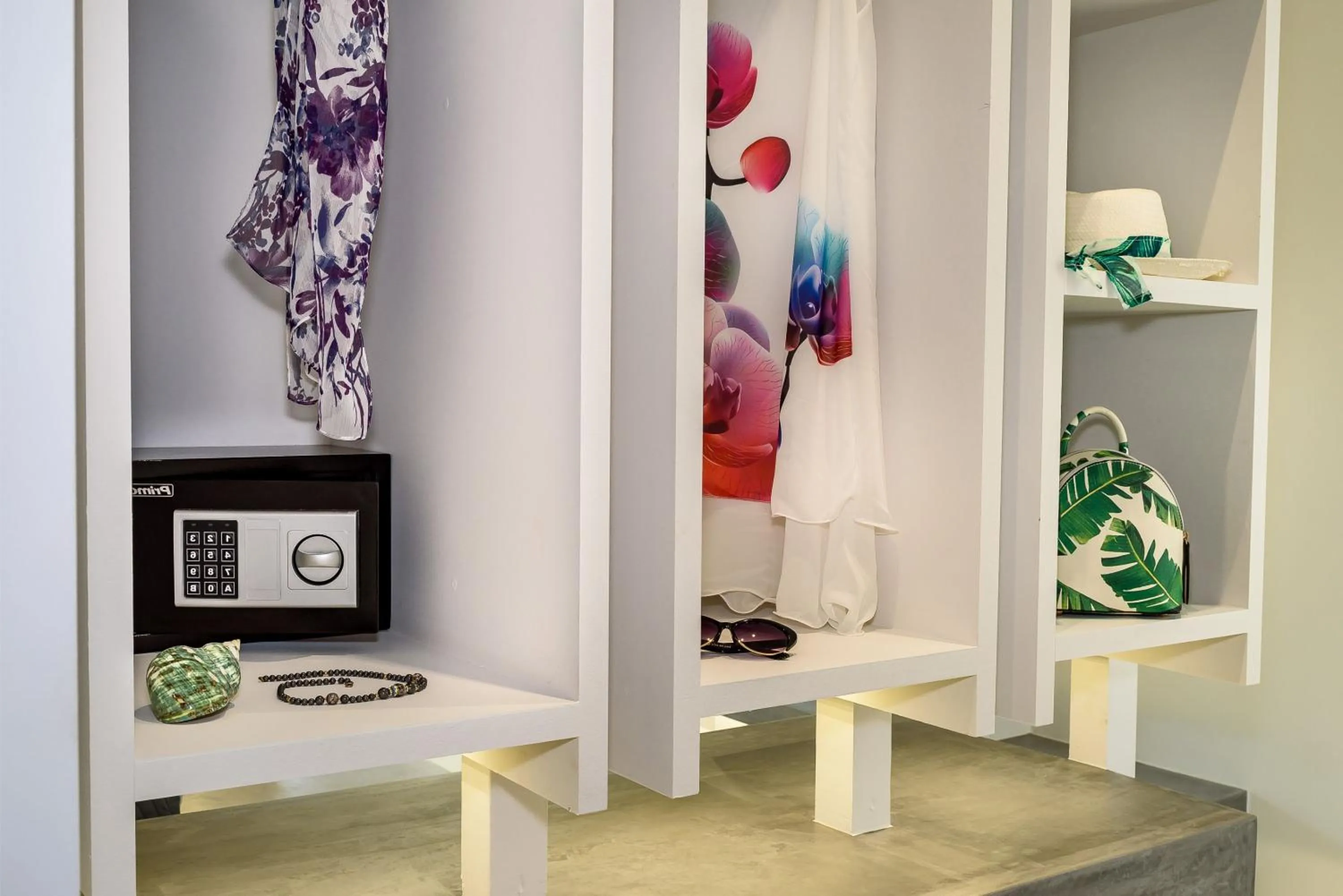 safe in Solar Apartments by Amara Living