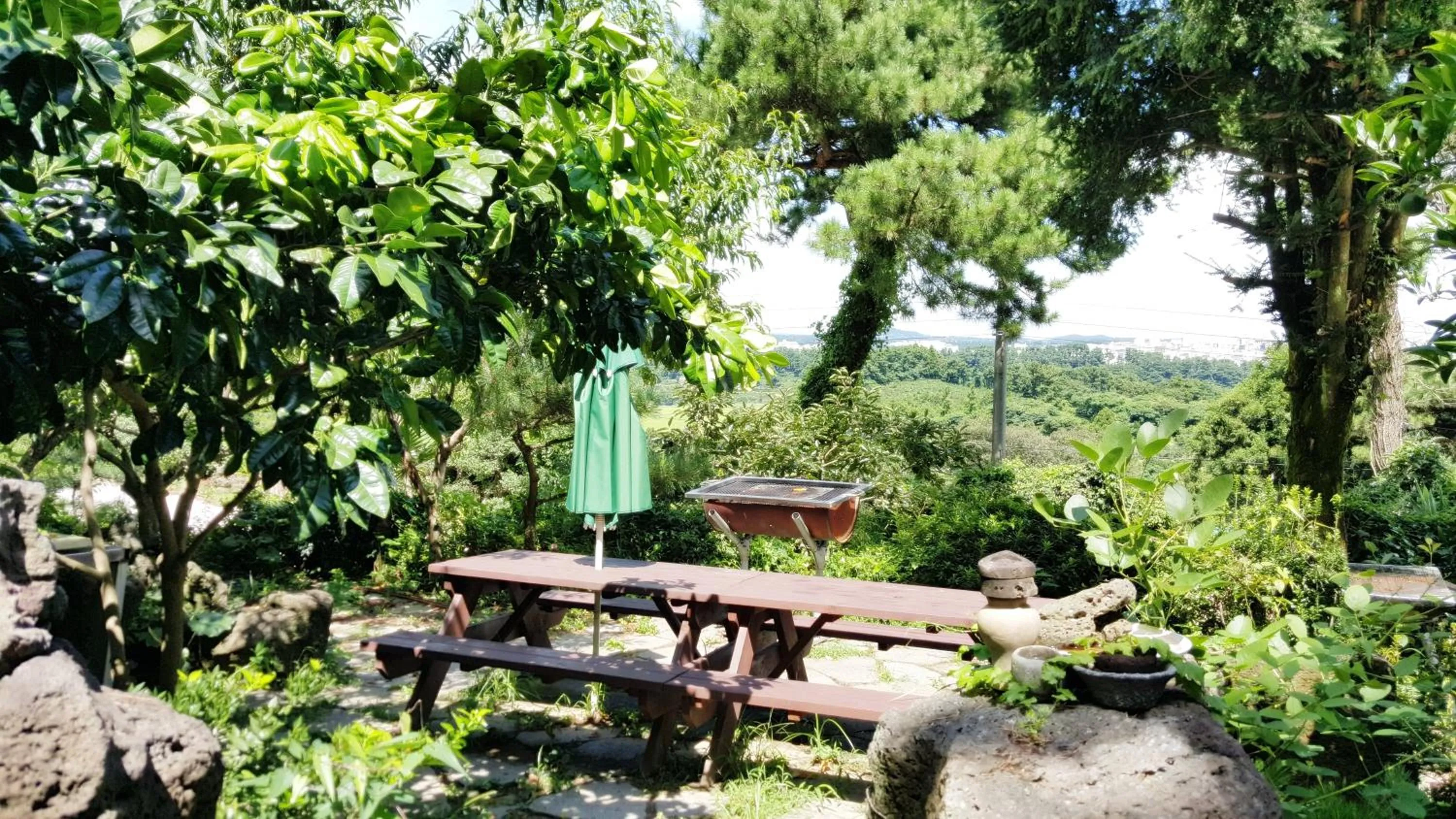 BBQ facilities in Dreaming Forest Pension Seogwipo