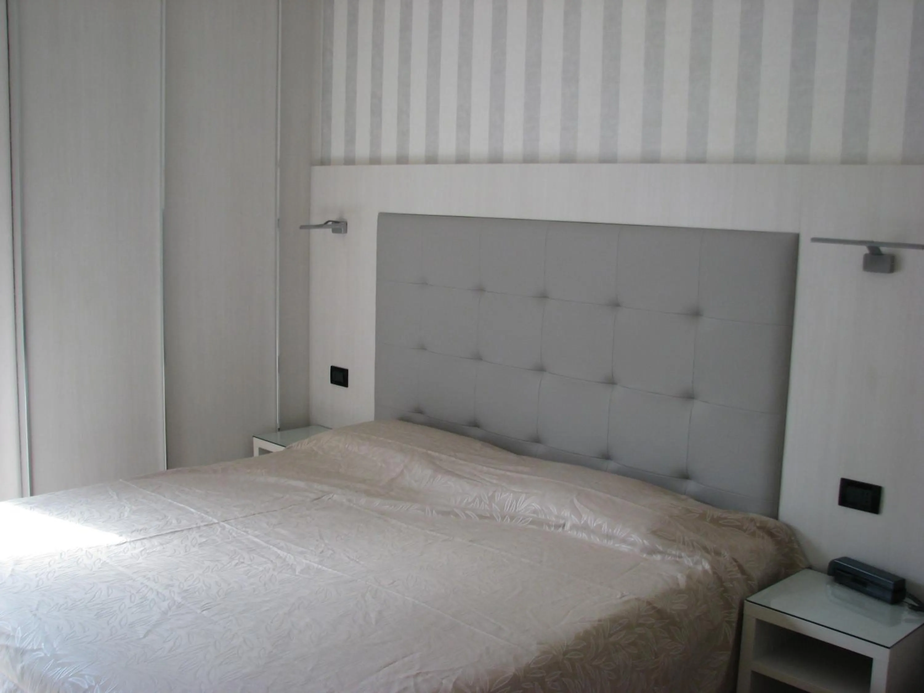 Bed in Hotel Fabius
