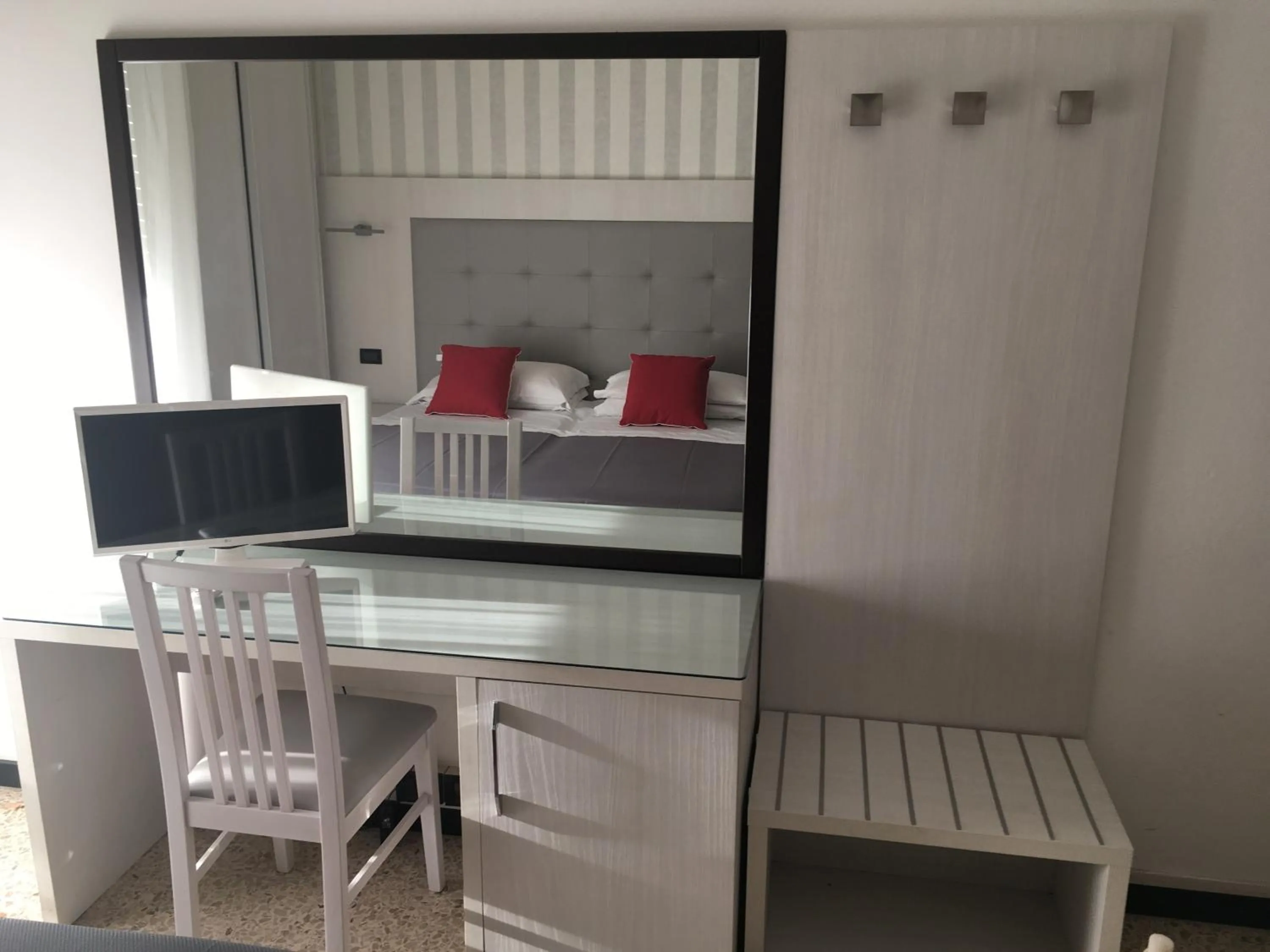 Bed in Hotel Fabius
