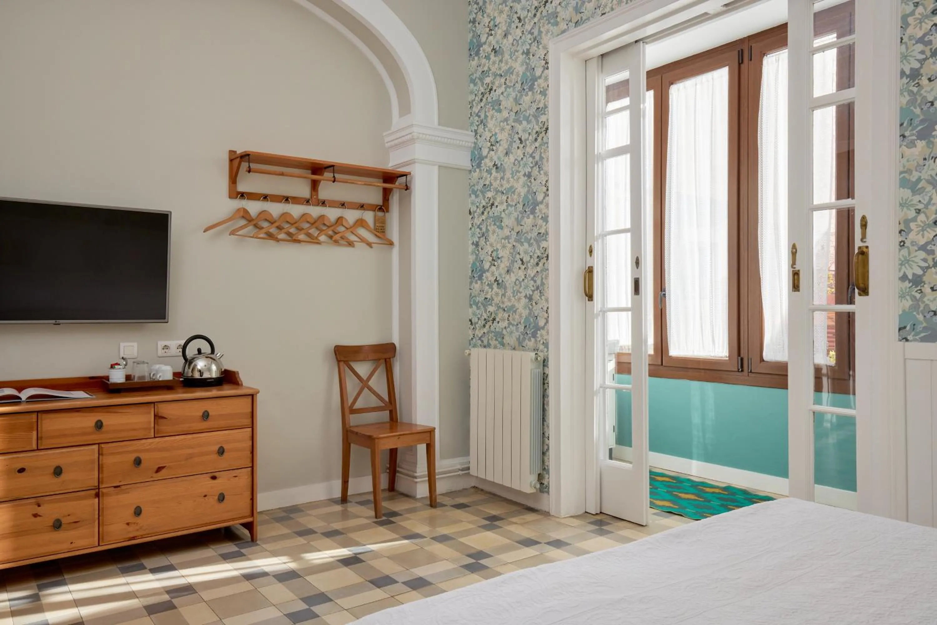 Bed in Hostal Poblenou