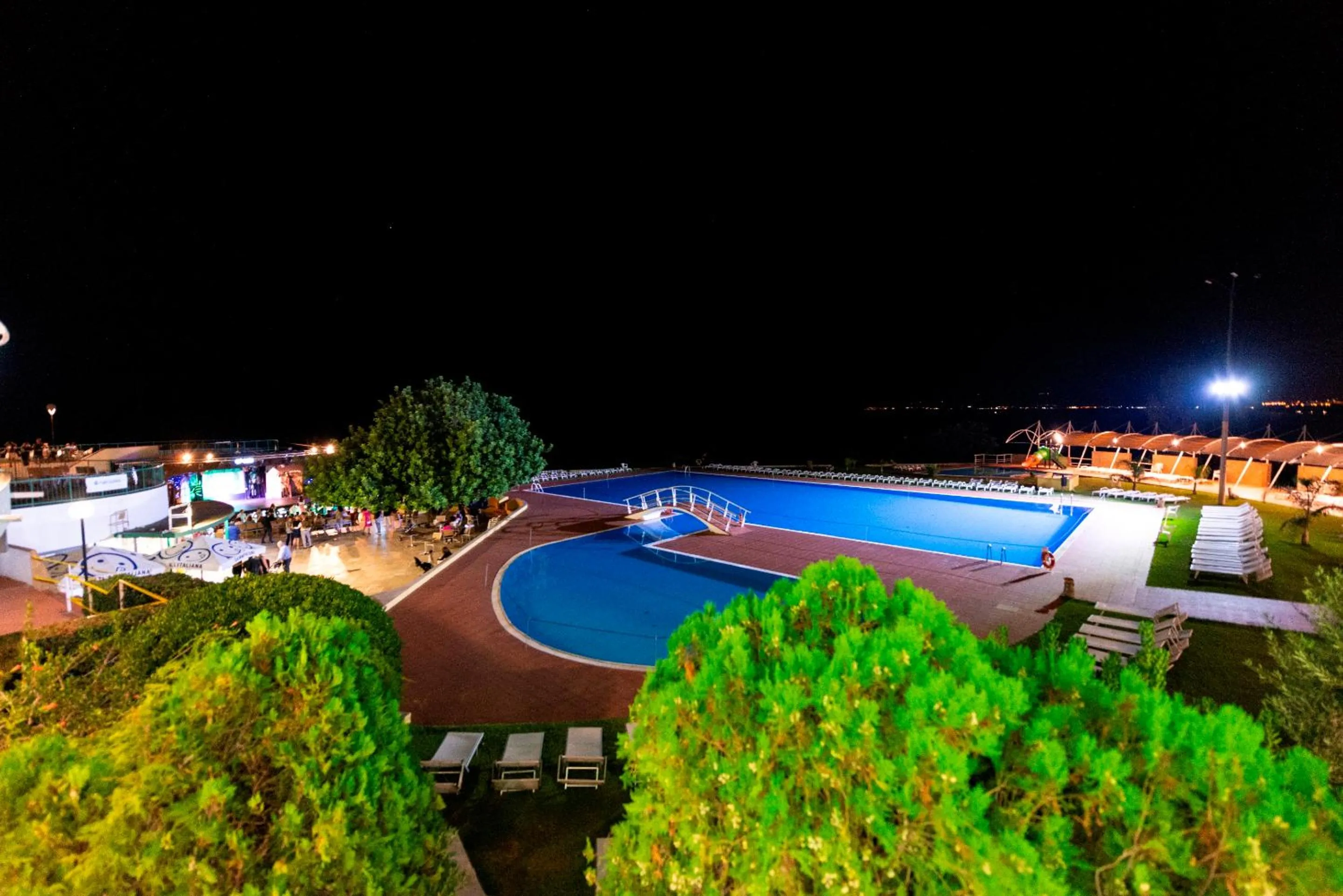 Swimming pool in Hotel Torre Normanna