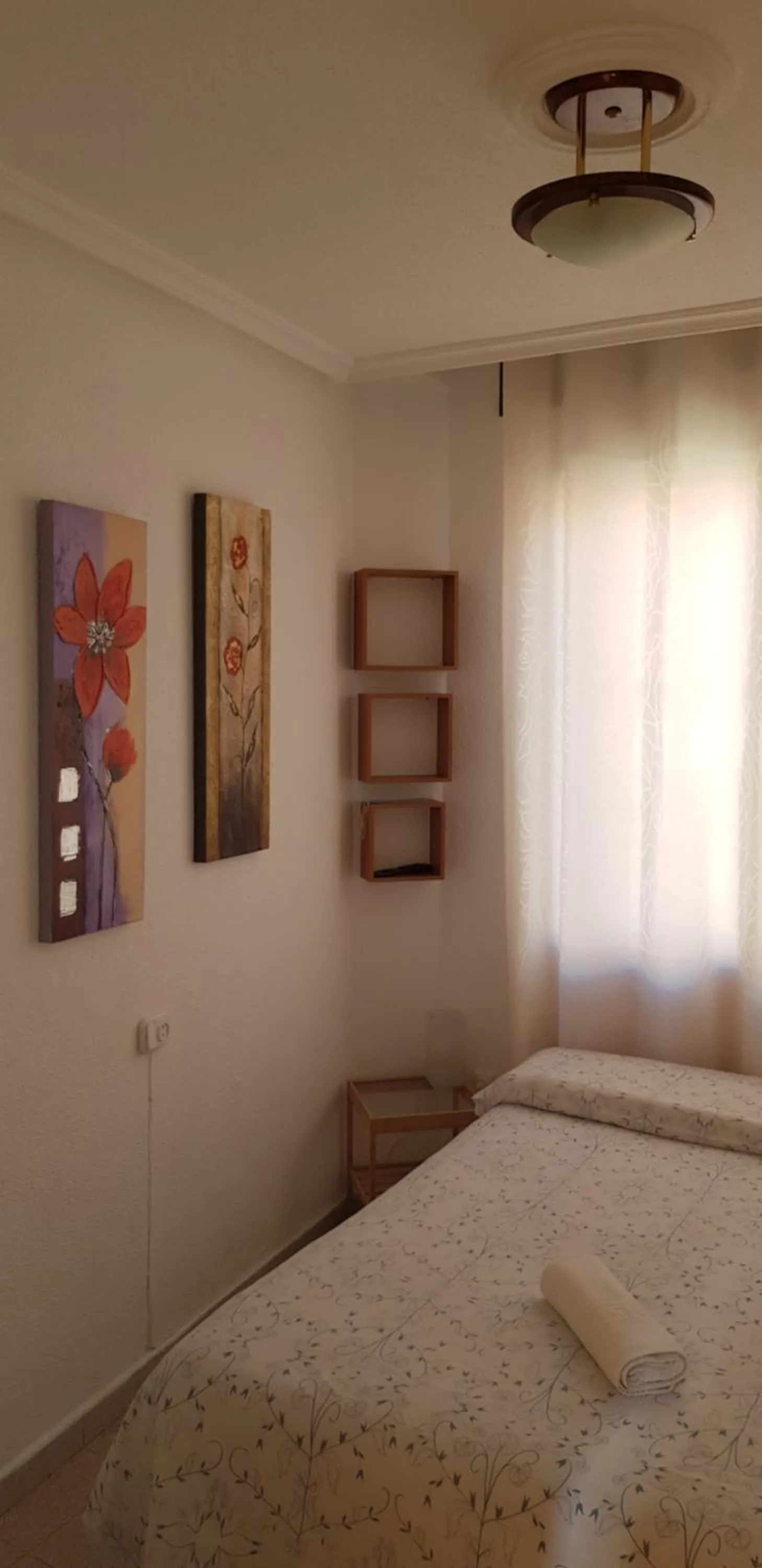 Bed in Pension Salamanca