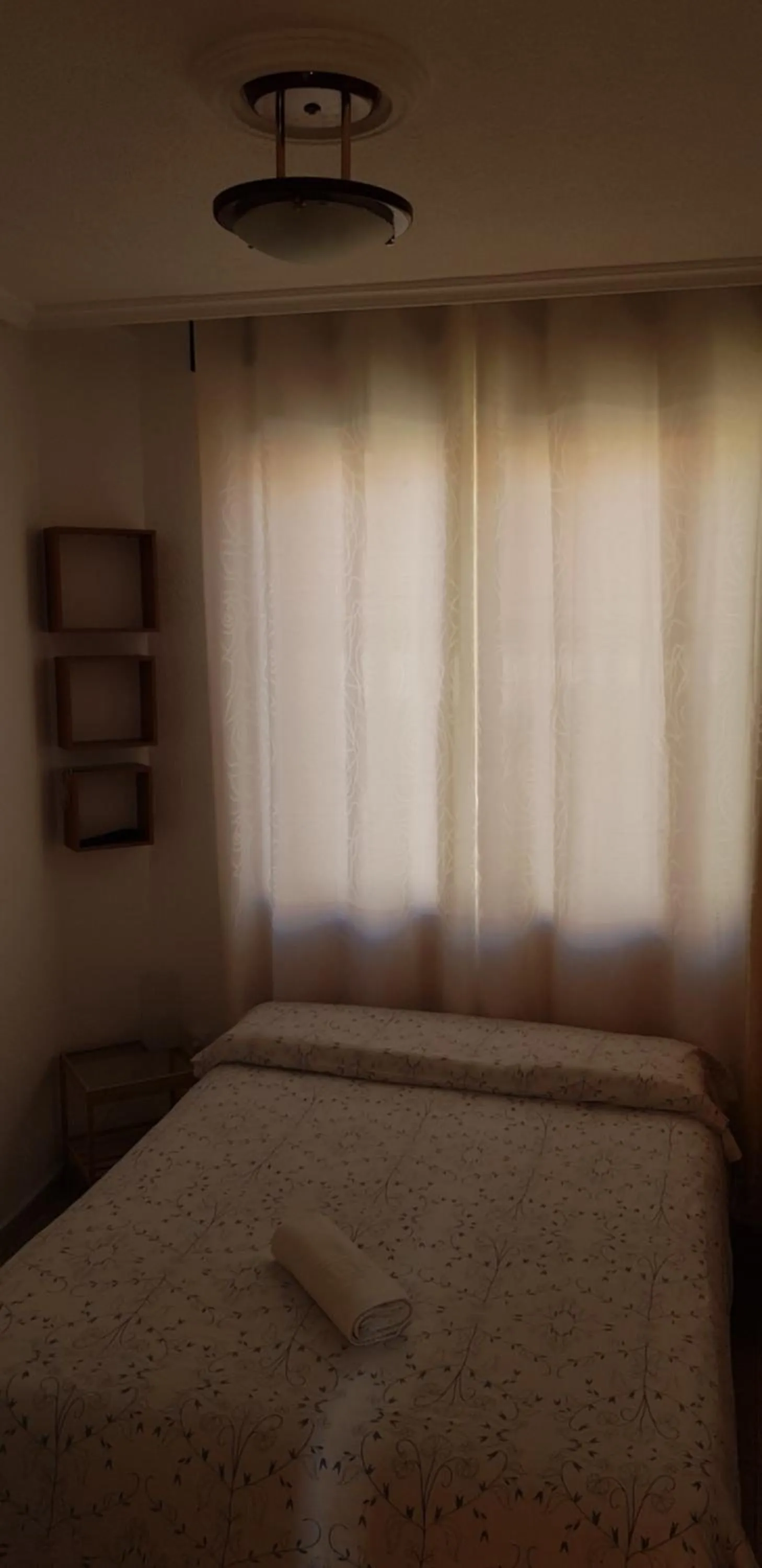 Bed in Pension Salamanca