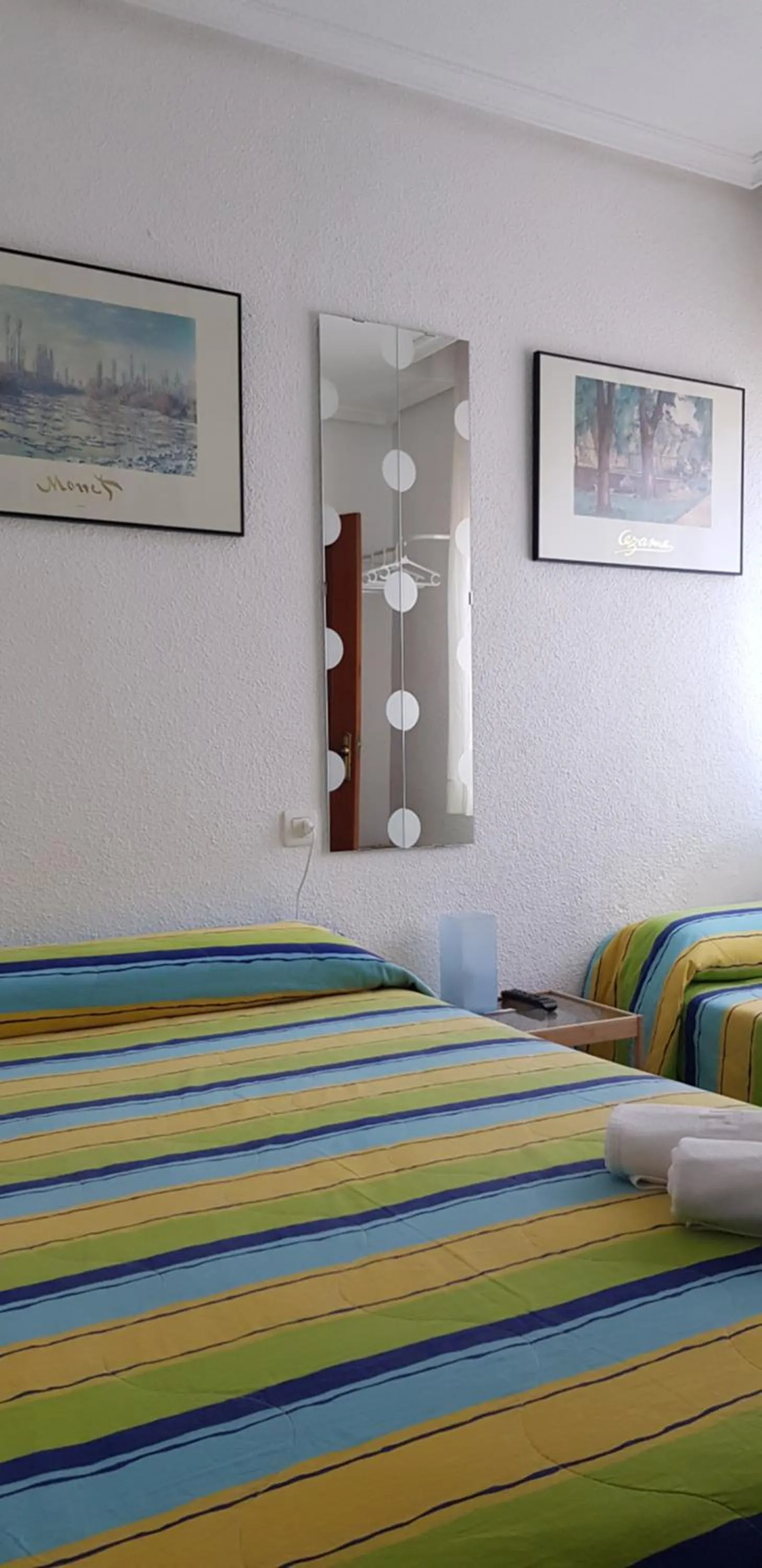 Bed in Pension Salamanca