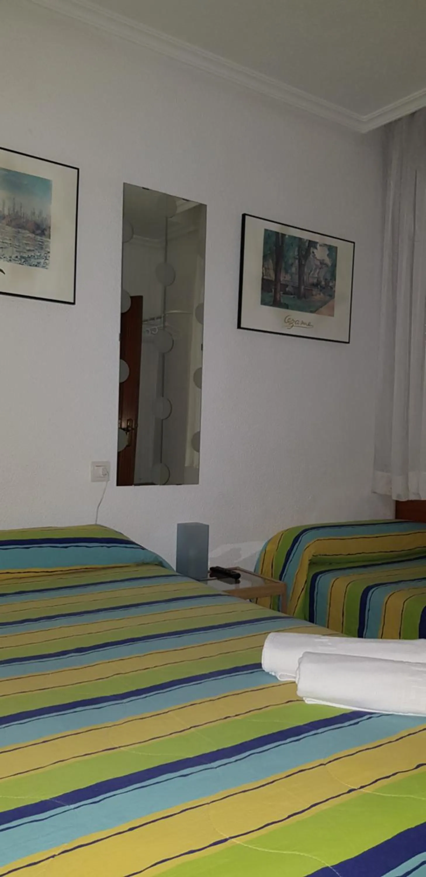 Bed in Pension Salamanca