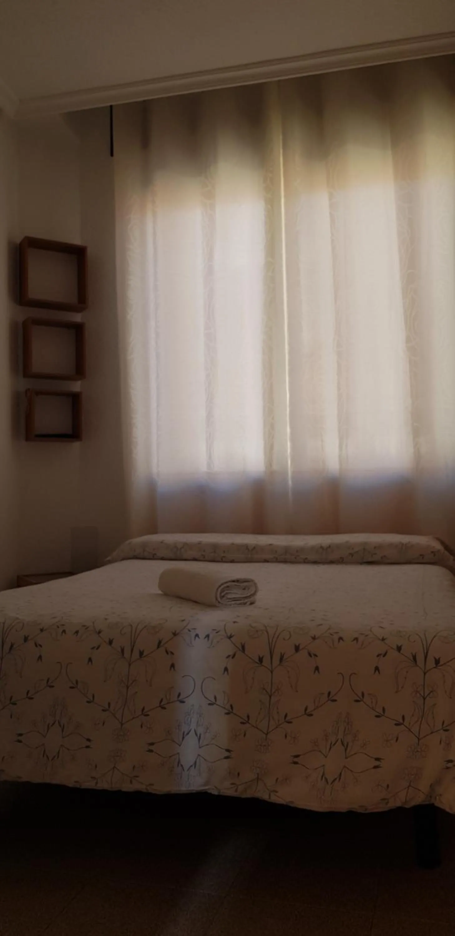 Bed in Pension Salamanca