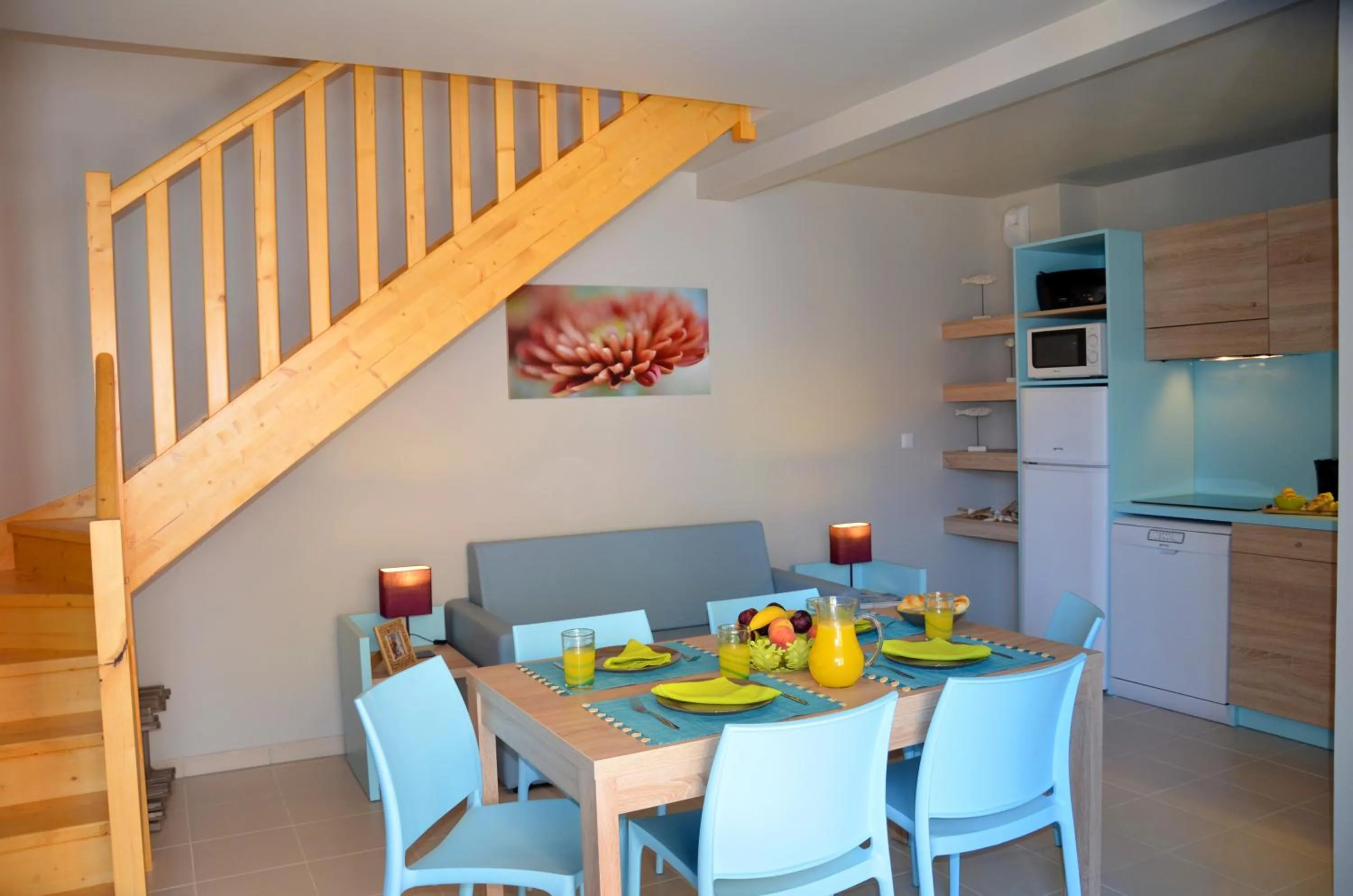 Dining area in Lagrange Grand Bleu Vacances – Résidence La Grenadine