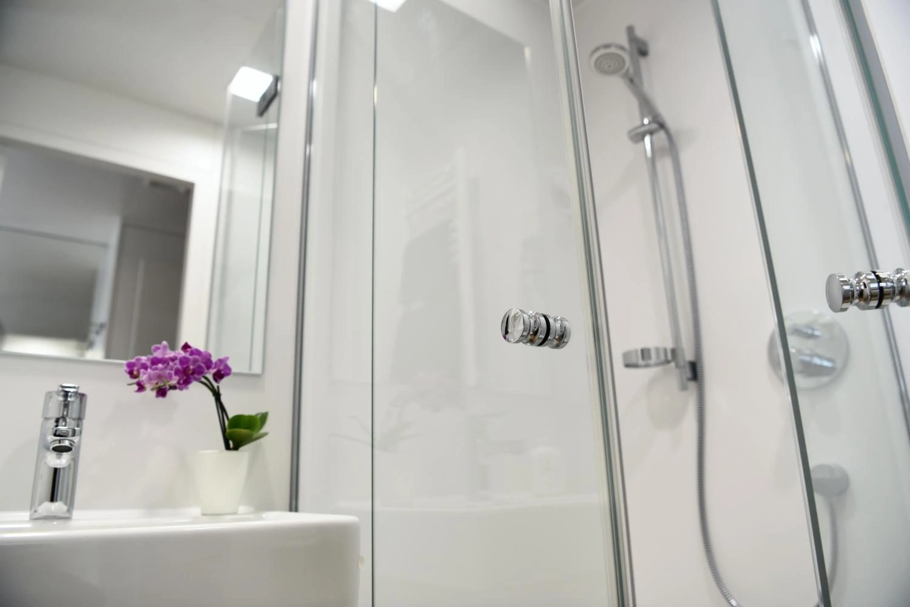 Bathroom in Hotel am alten Park