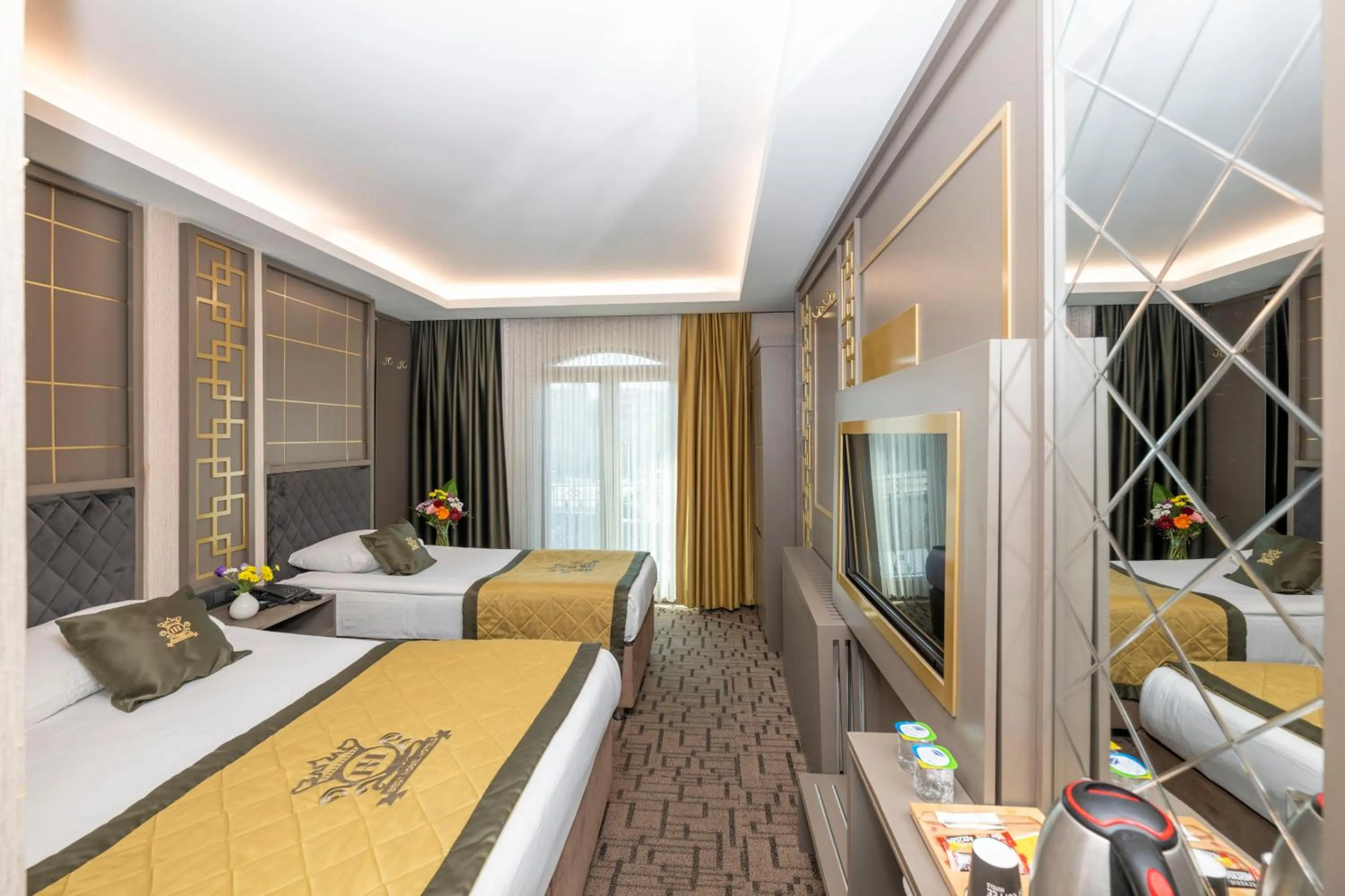 Bed in Grand Best Nobel Hotel 2 İstanbul