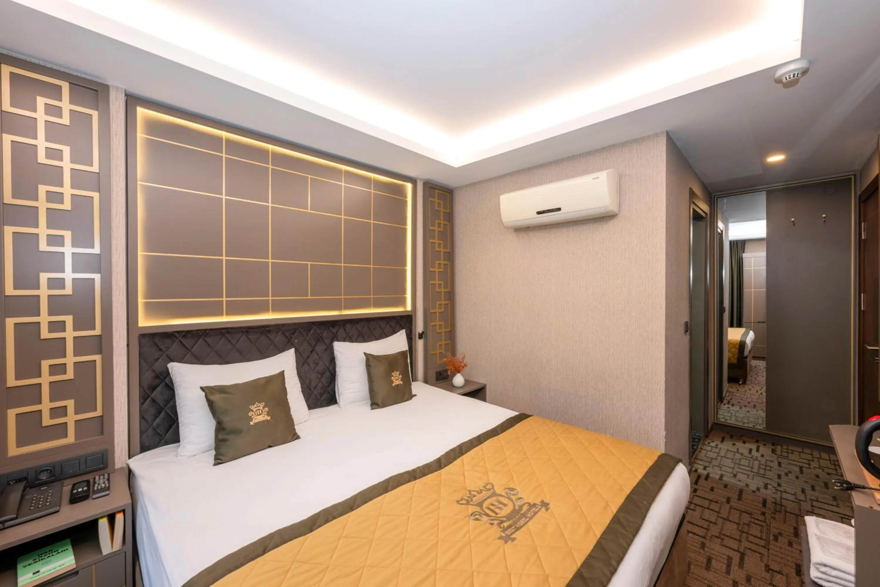 Bed in Grand Best Nobel Hotel 2 İstanbul