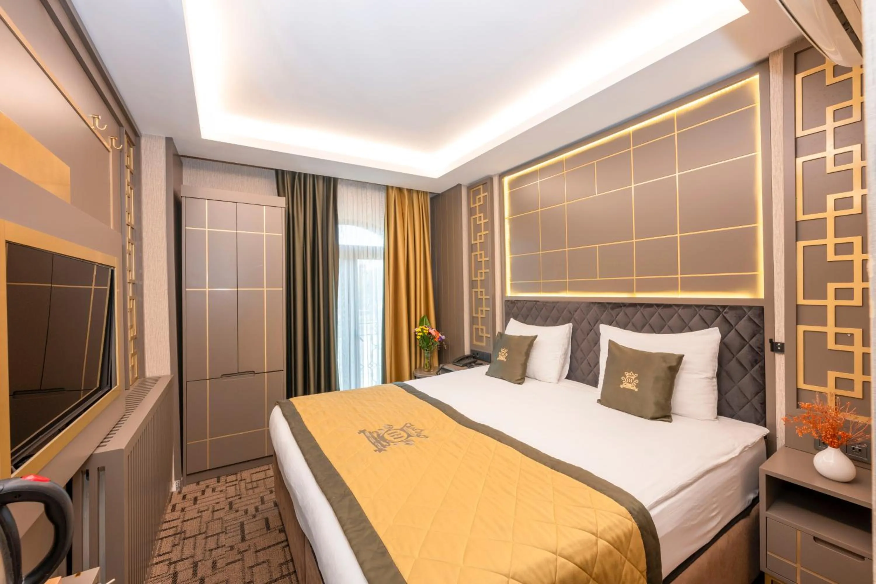 Bed in Grand Best Nobel Hotel 2 İstanbul