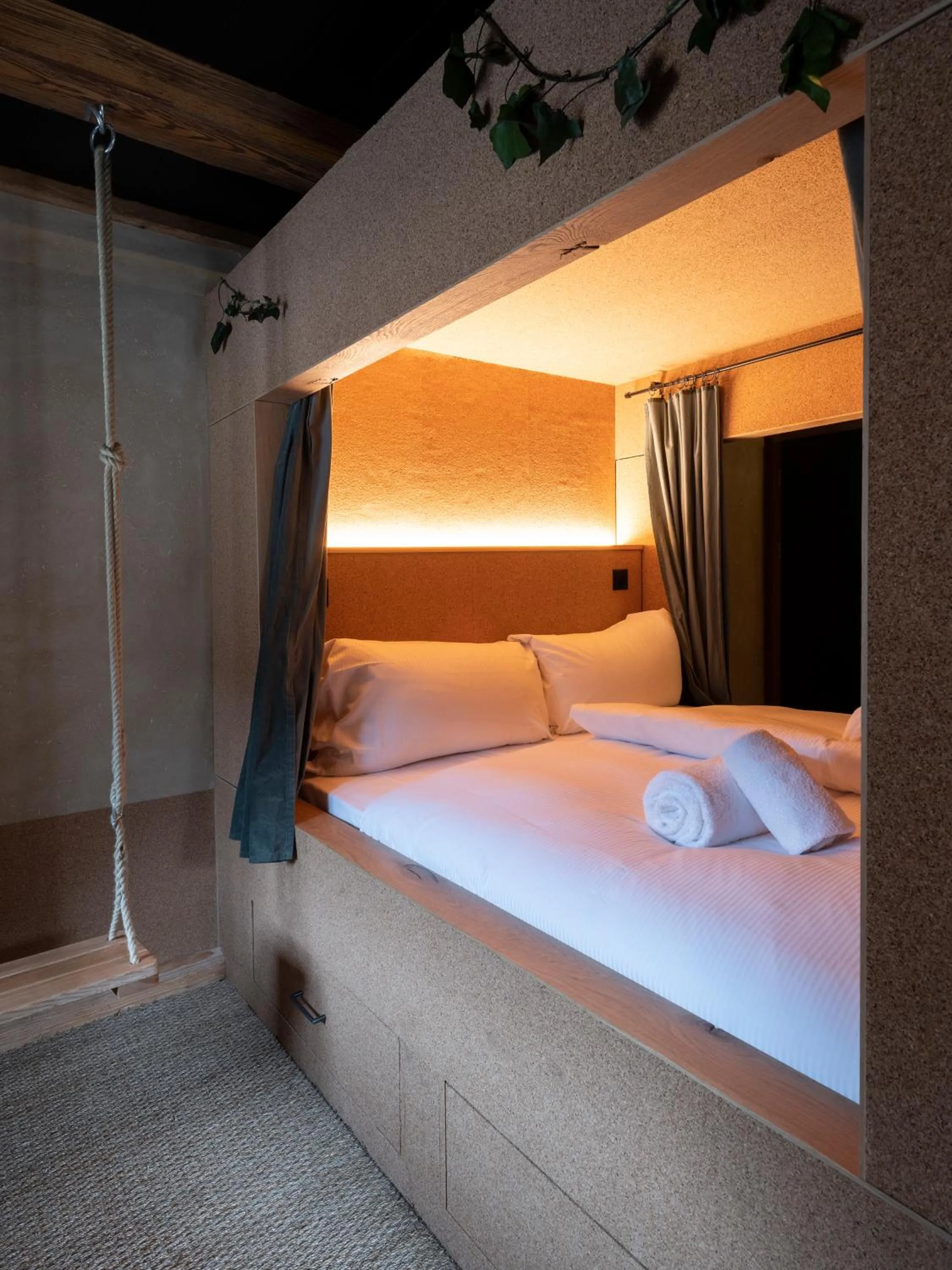 Bed in Peanut Medieval Lodge