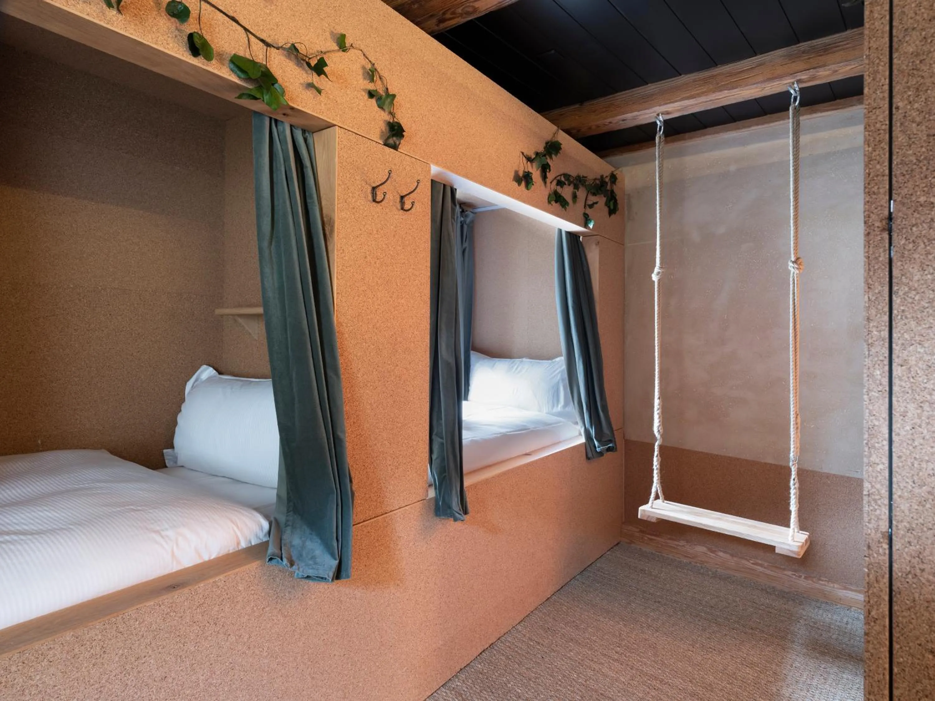 Bed in Peanut Medieval Lodge