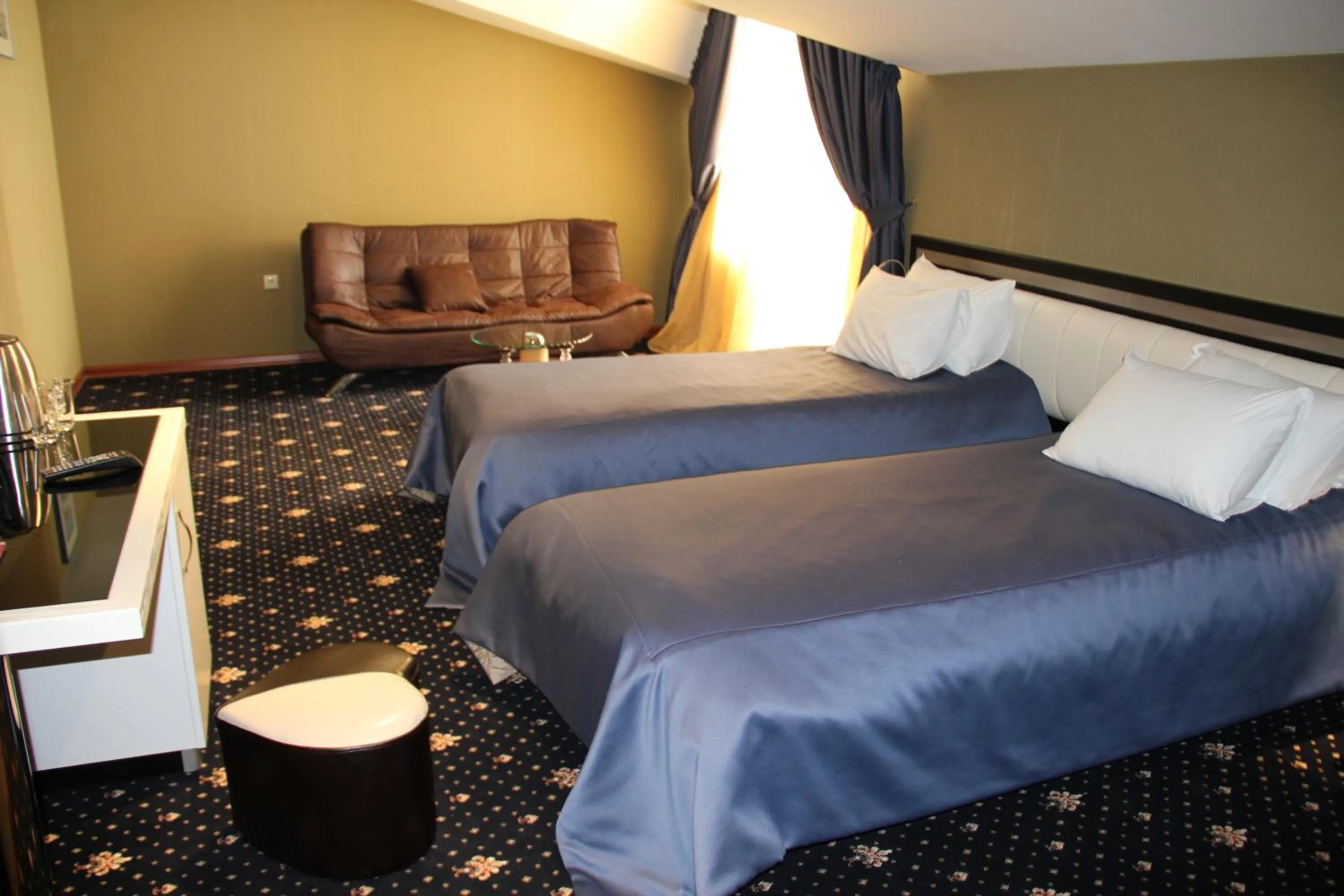 Bed in Hotel Villa Palace