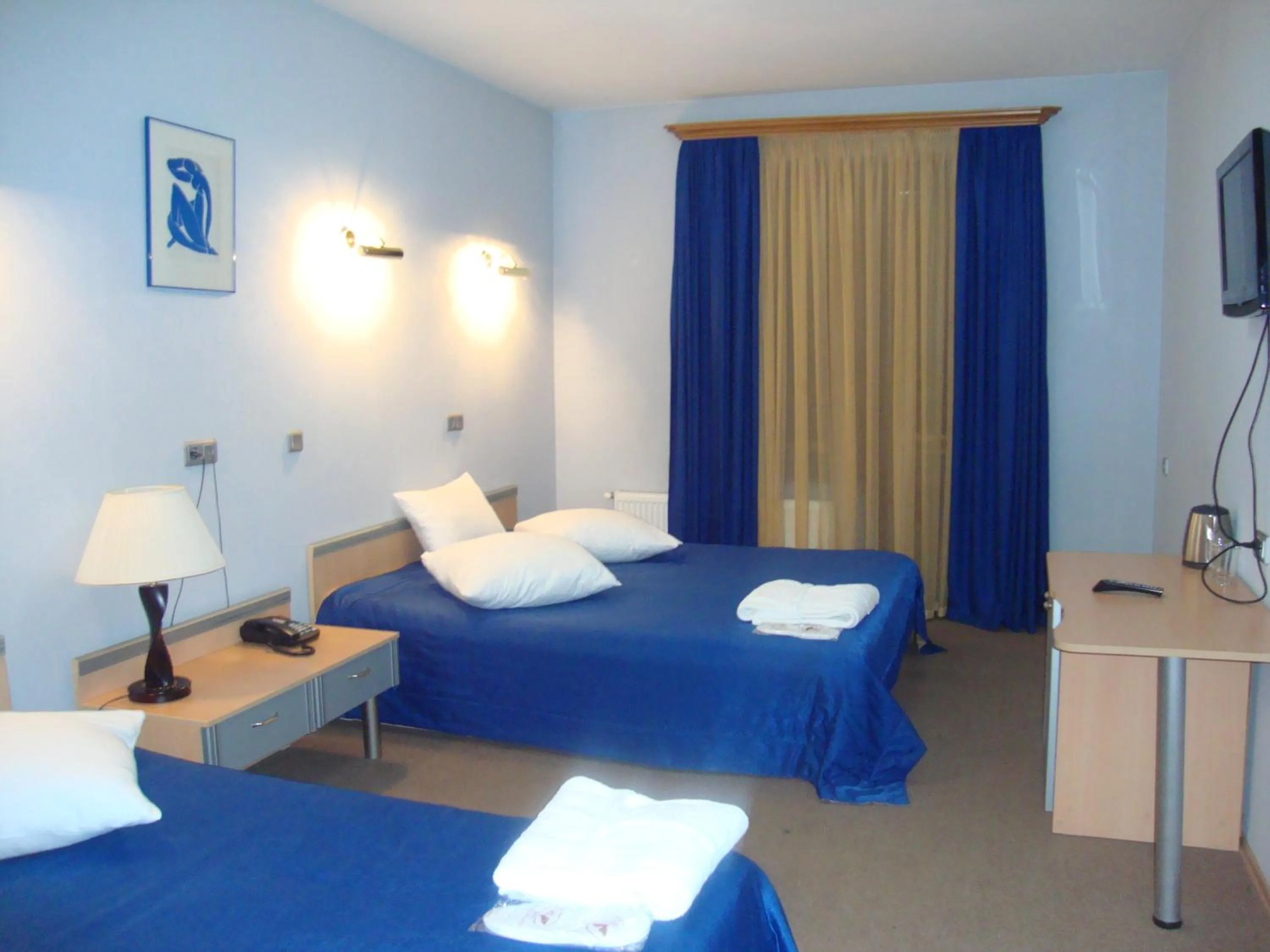 Bed in Hotel Villa Palace