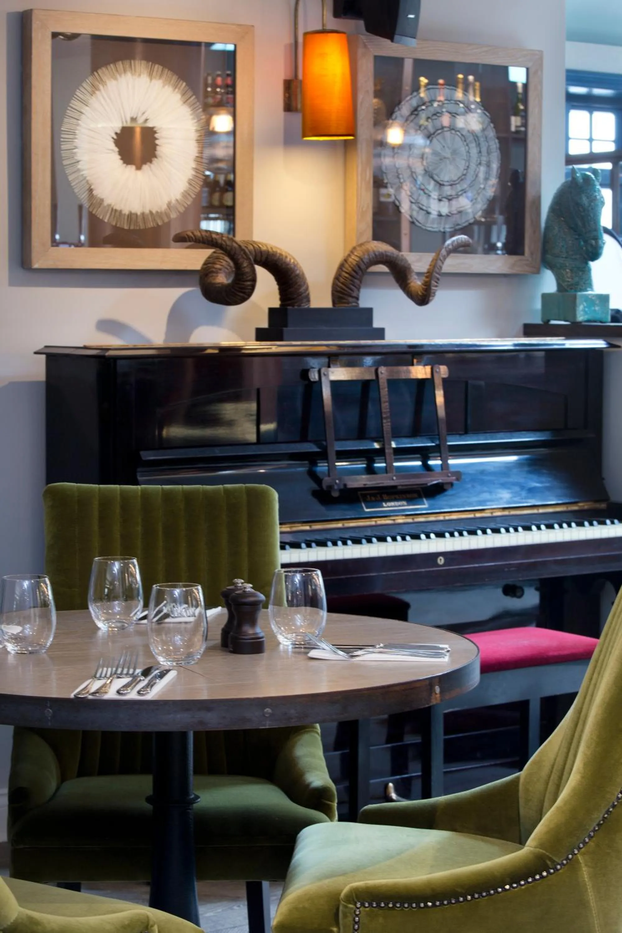 Decorative detail in The Sheep on Sheep Street Hotel