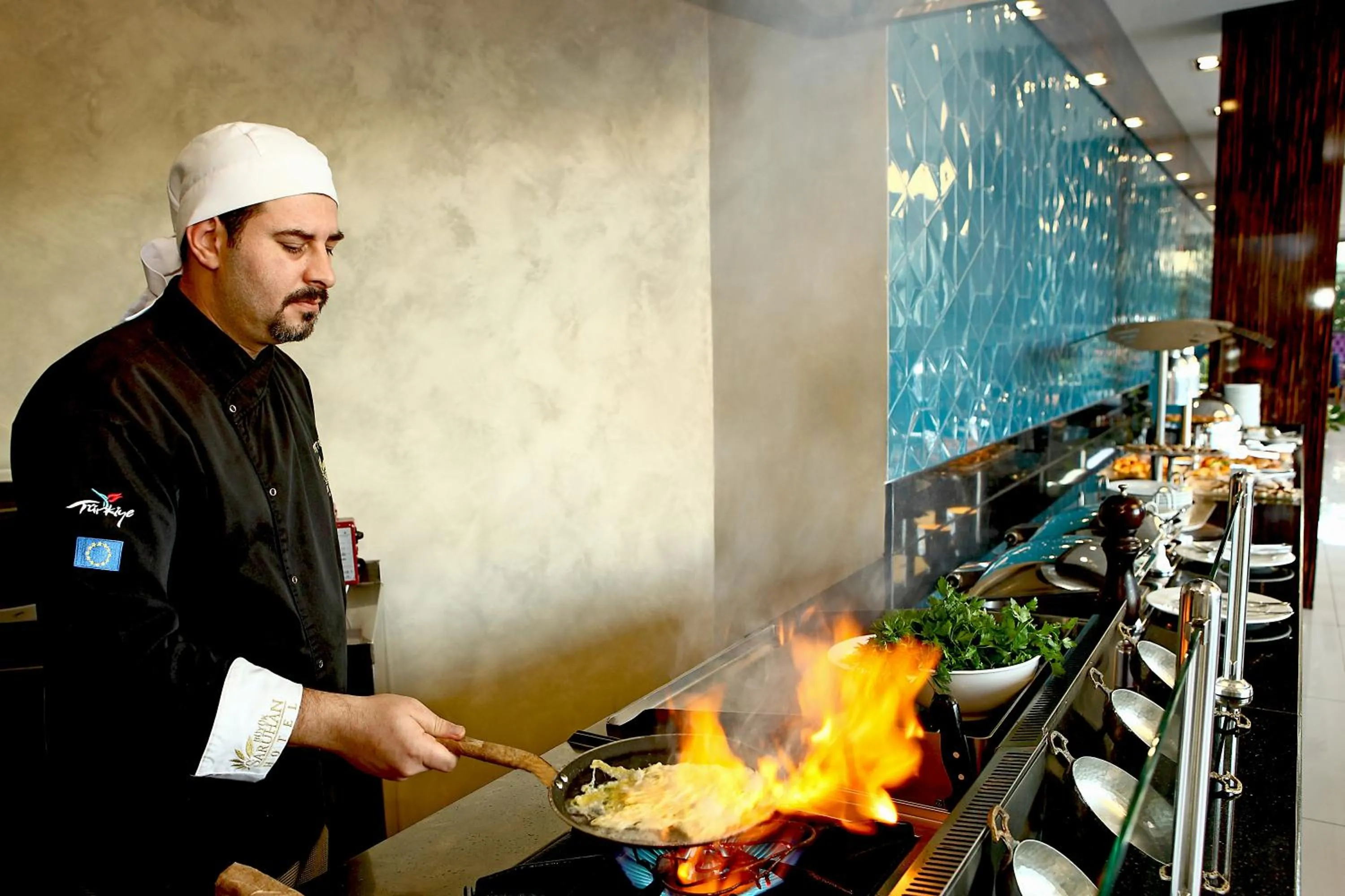 Staff in Buyuk Saruhan Hotel