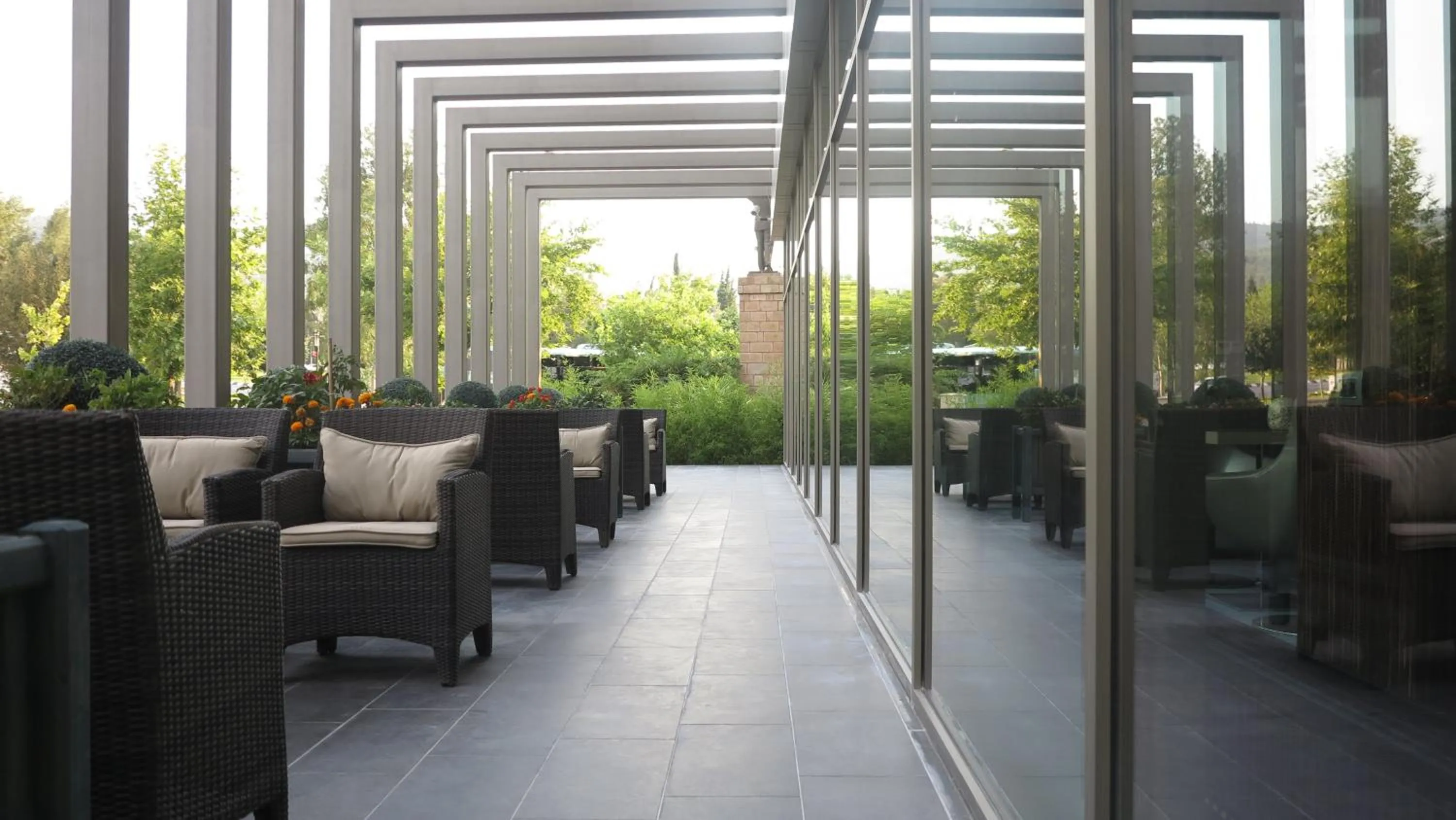 Patio in Buyuk Saruhan Hotel