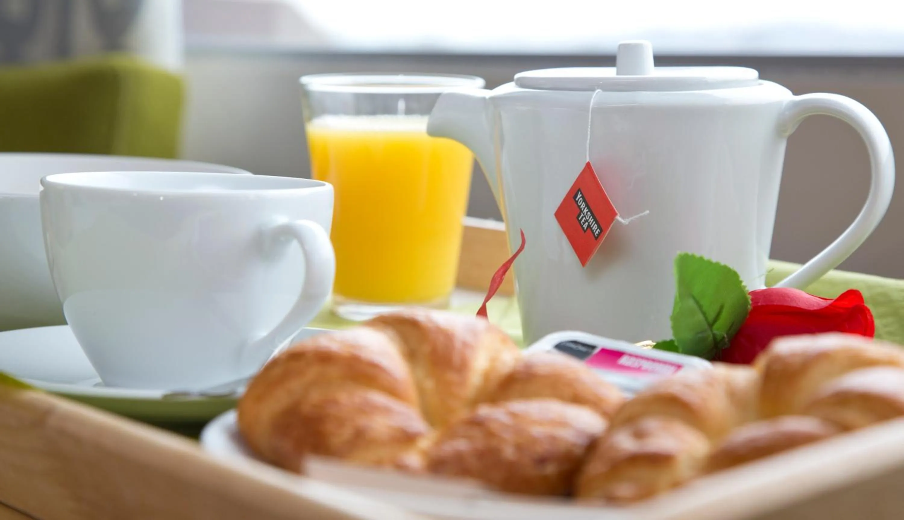 Continental breakfast in Headingley Lodge