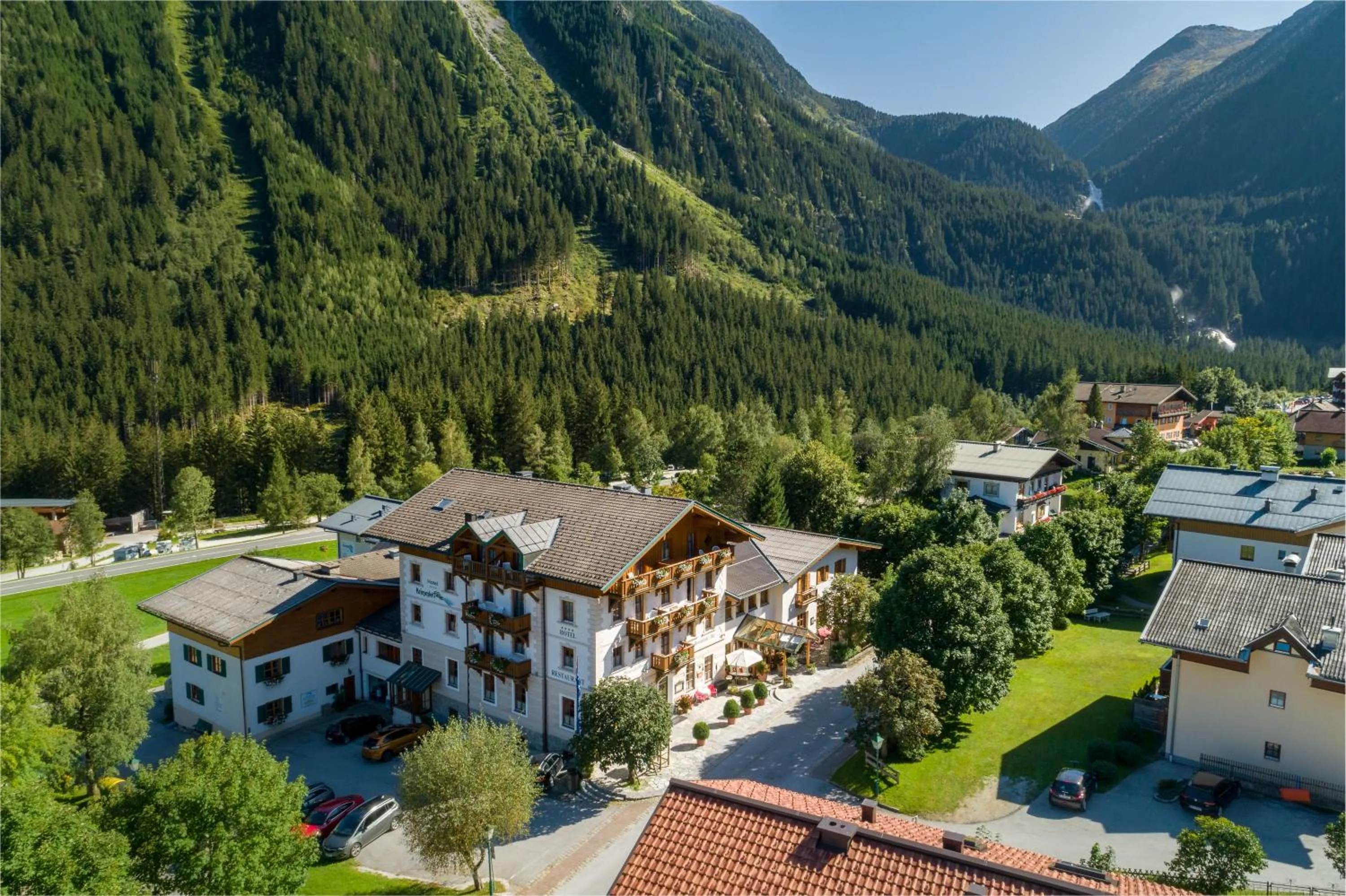 Bird's eye view in Hotel Krimmlerfälle