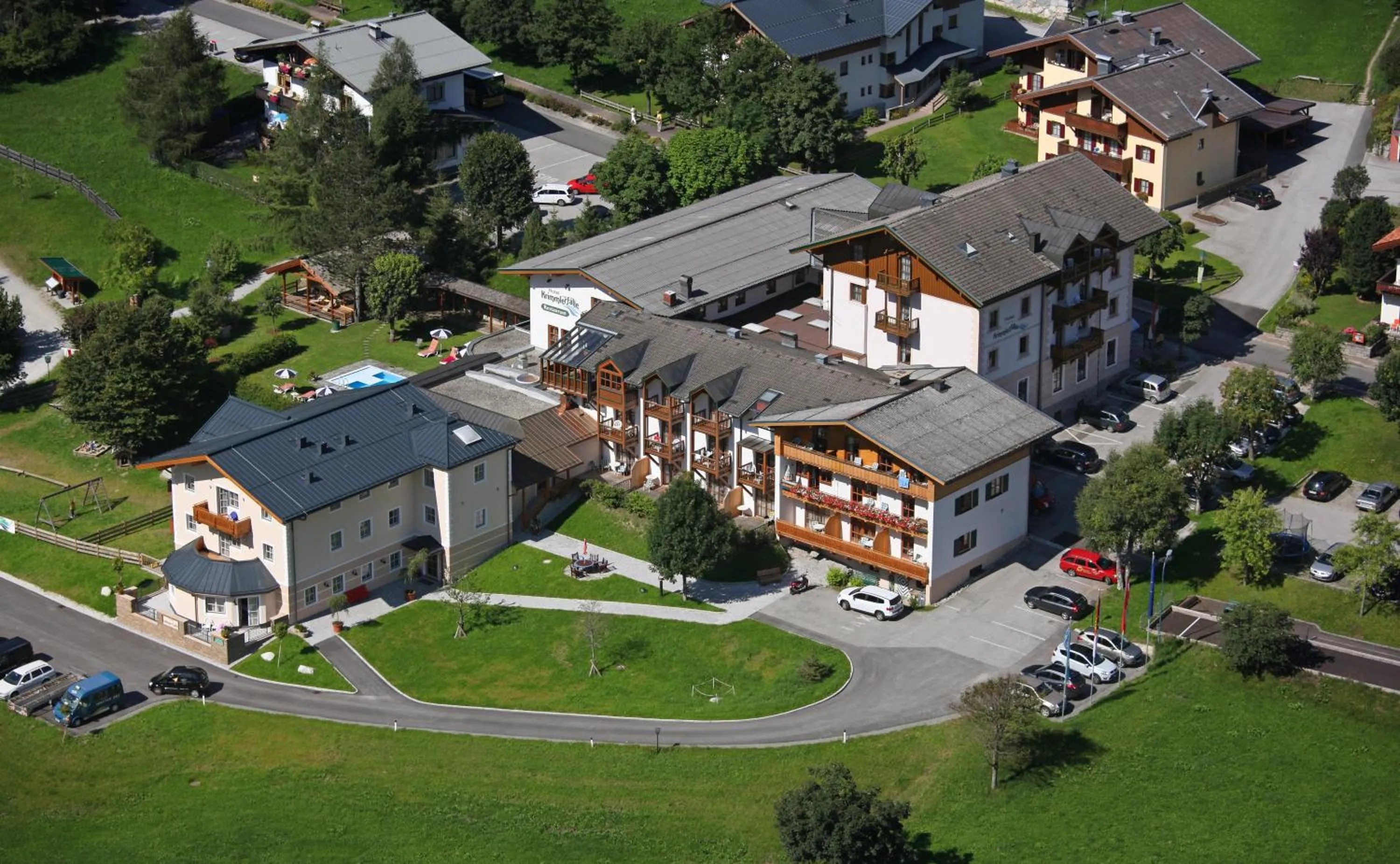 Bird's eye view in Hotel Krimmlerfälle