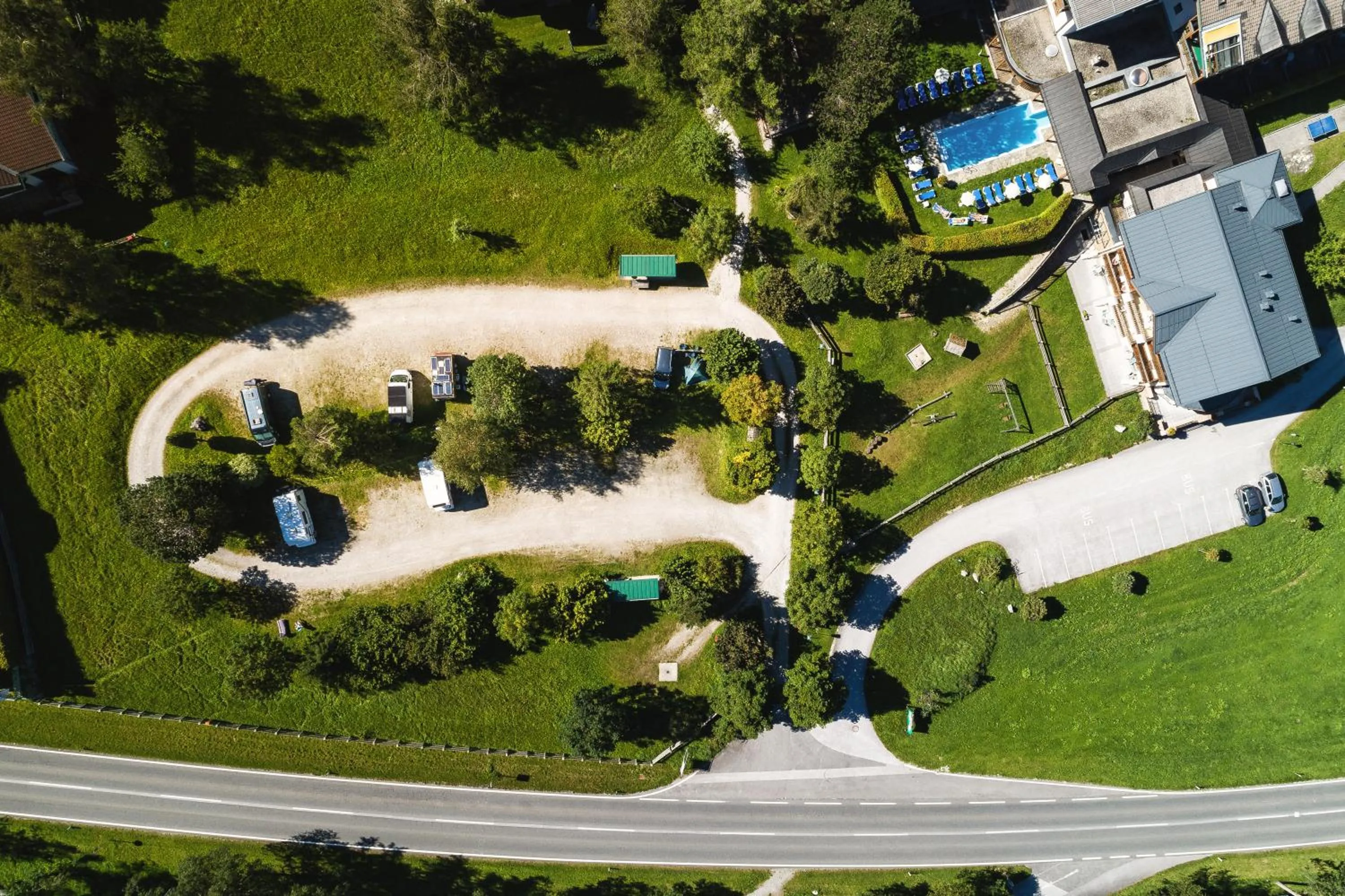 Bird's eye view in Hotel Krimmlerfälle