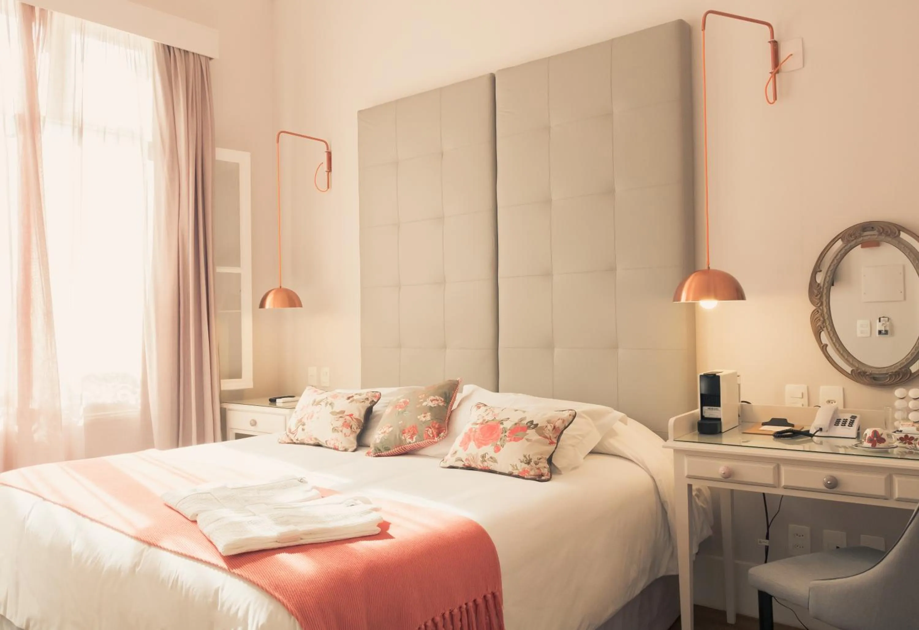 Bed in Casa Rosa Hotel Boutique