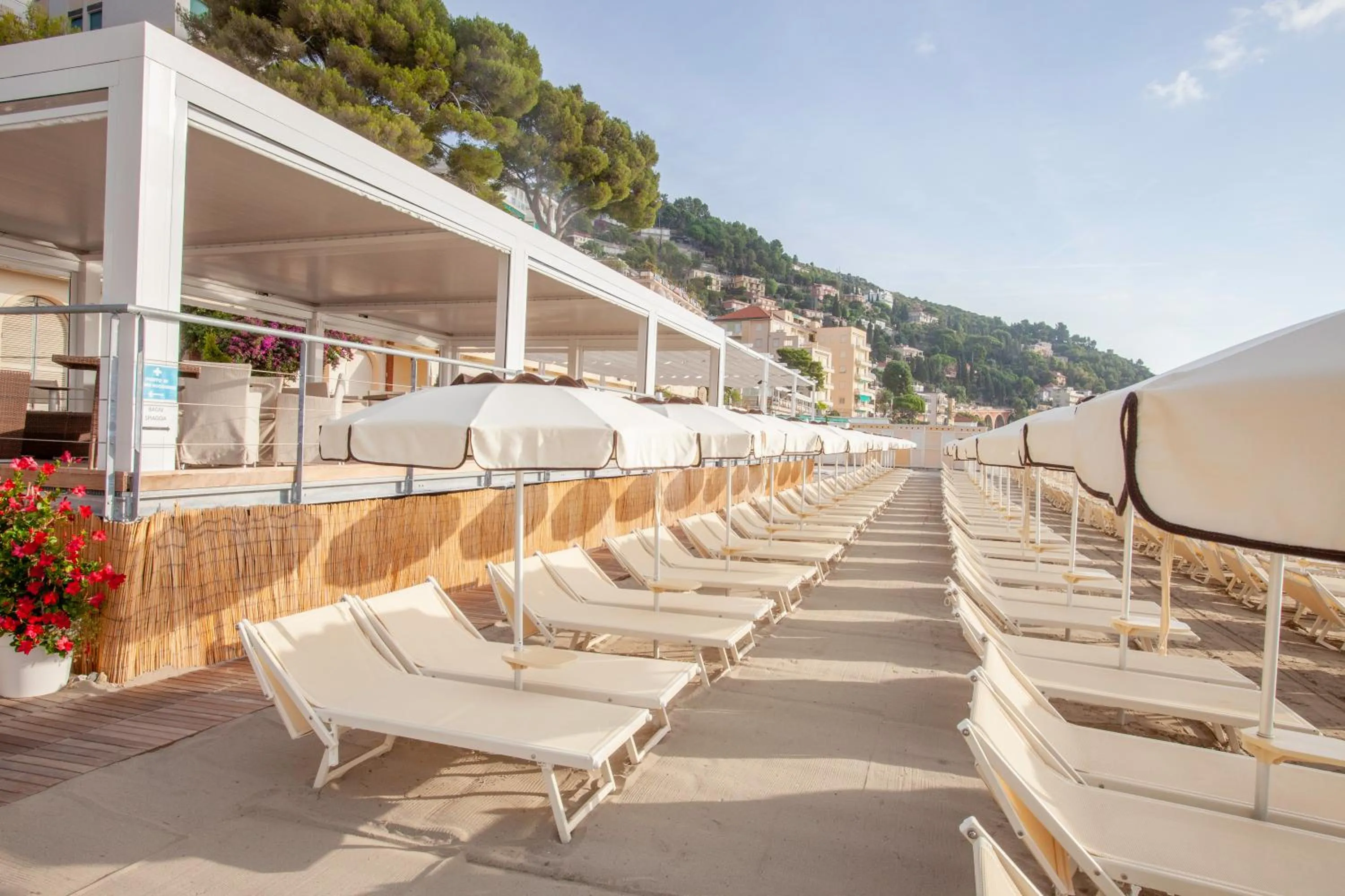 Beach in Diana Grand Hotel