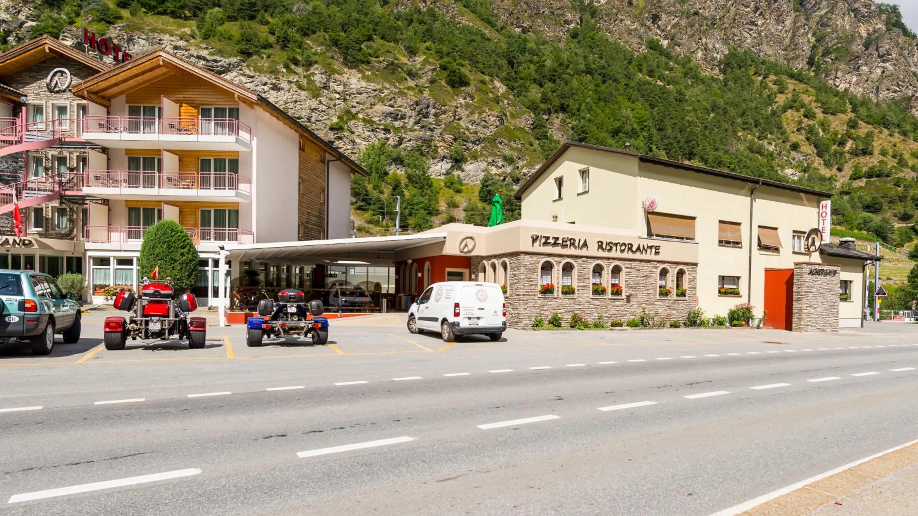 Facade/entrance in Hotel-Restaurant Ackersand
