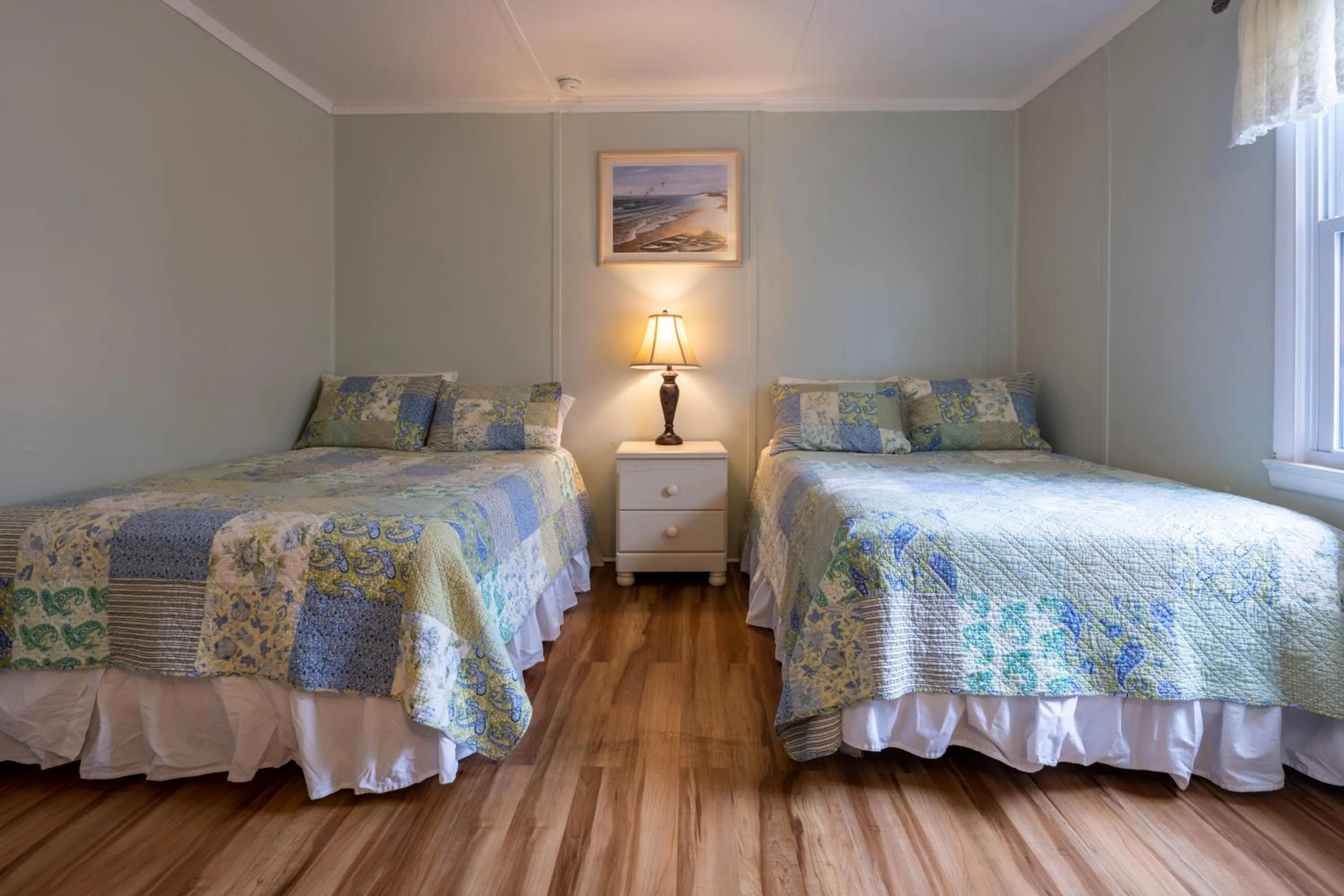 Bed in Blackbeard's Lodge