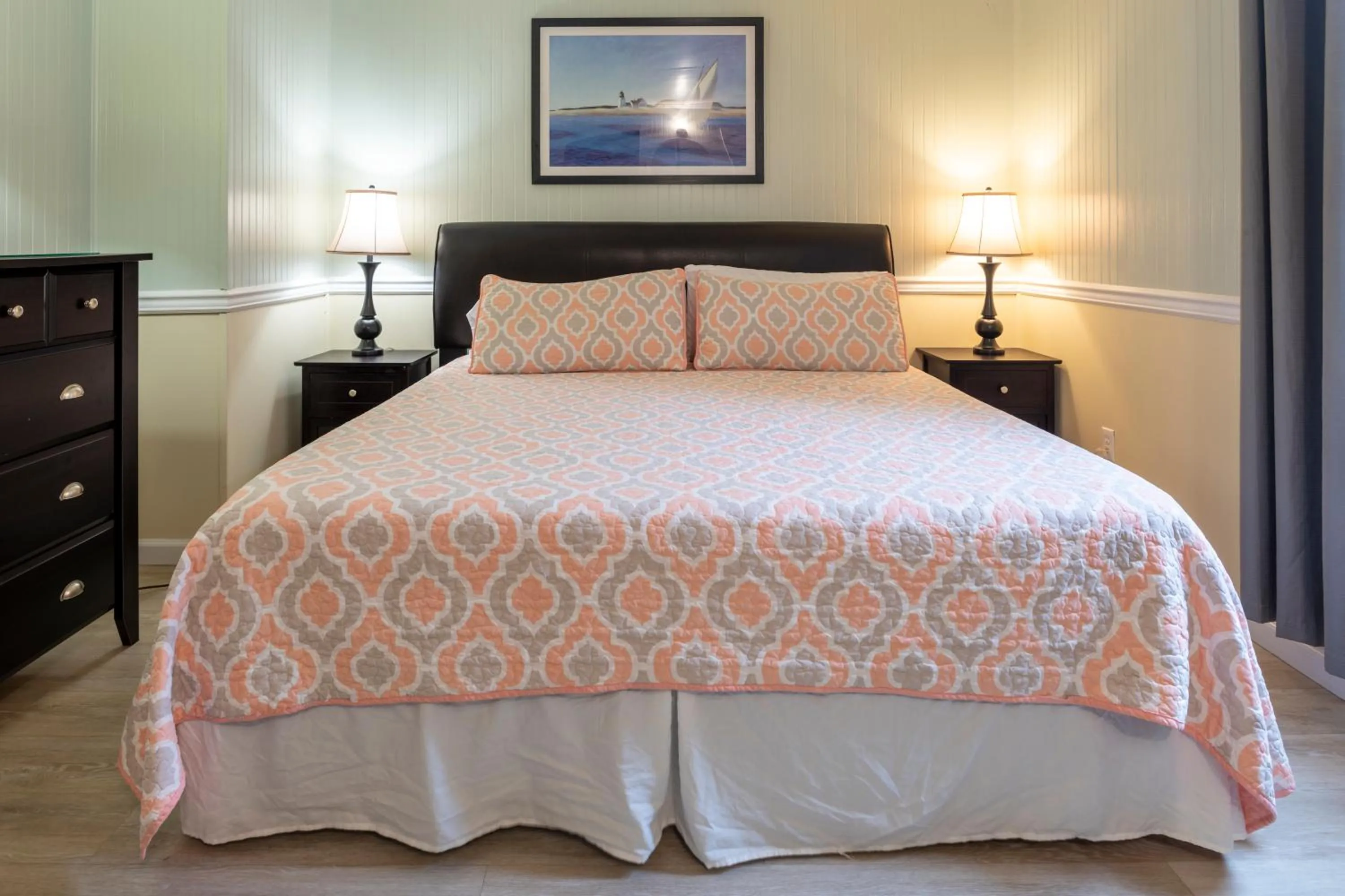 Bed in Blackbeard's Lodge