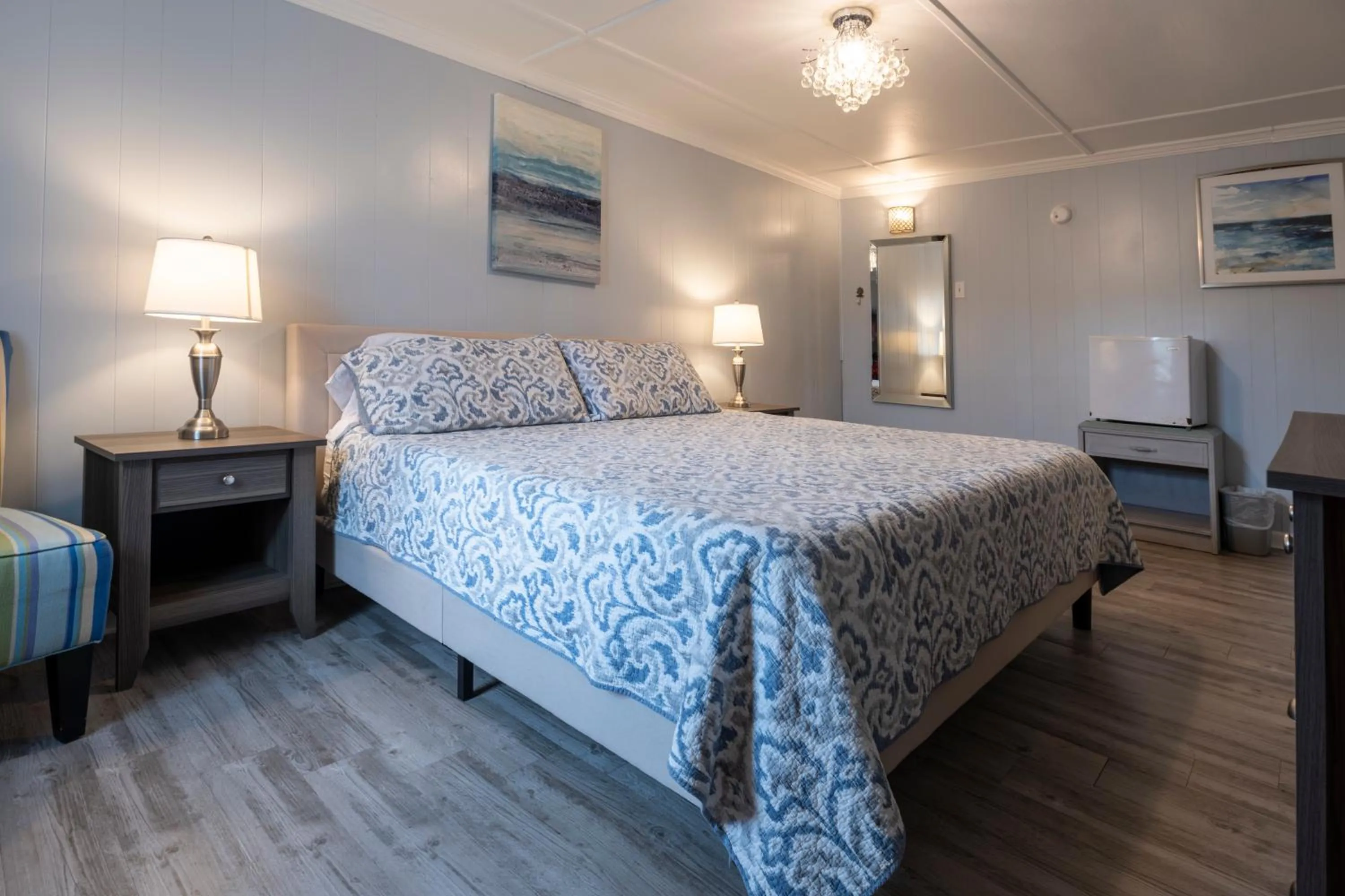 Bed in Blackbeard's Lodge