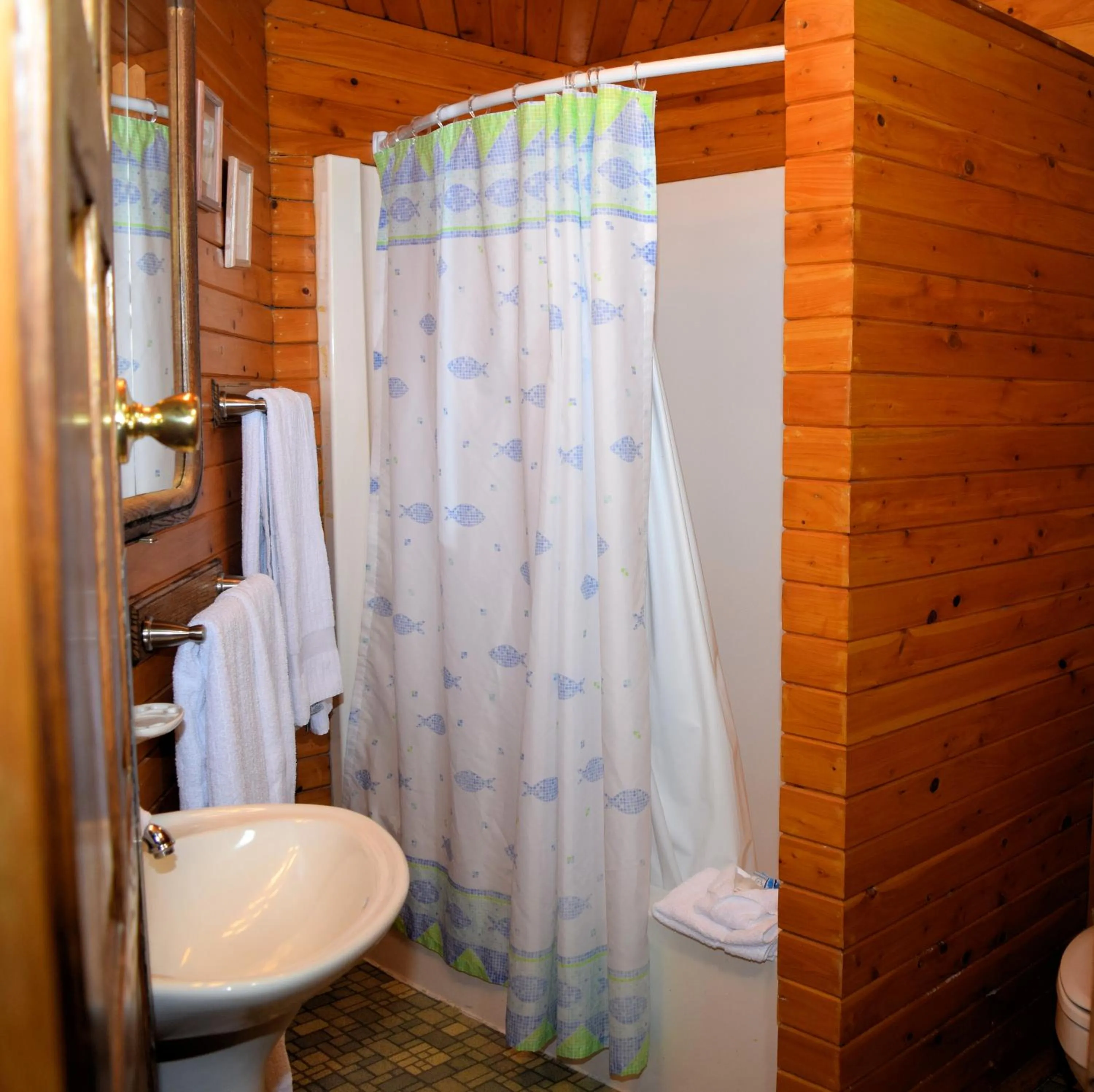 Bathroom in Blackbeard's Lodge