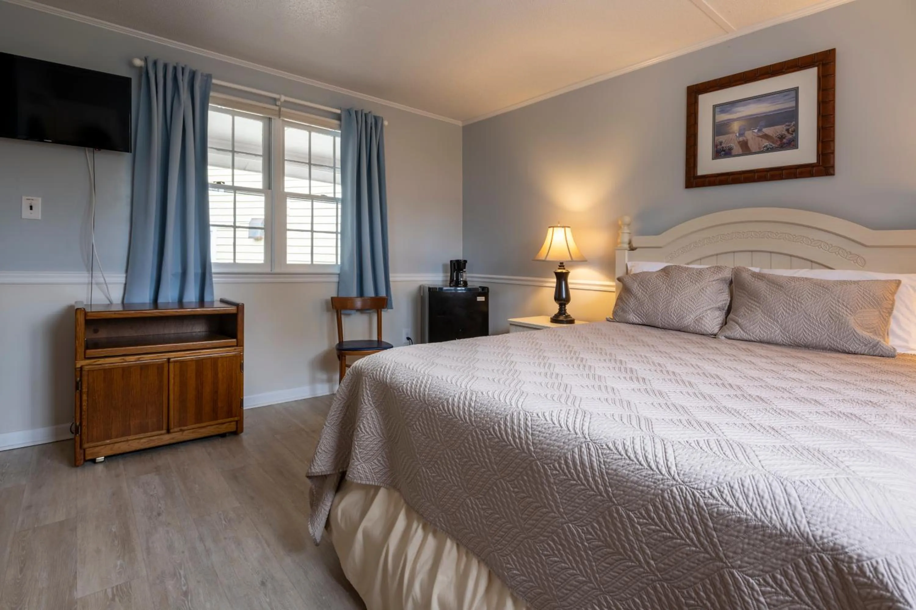 Bed in Blackbeard's Lodge