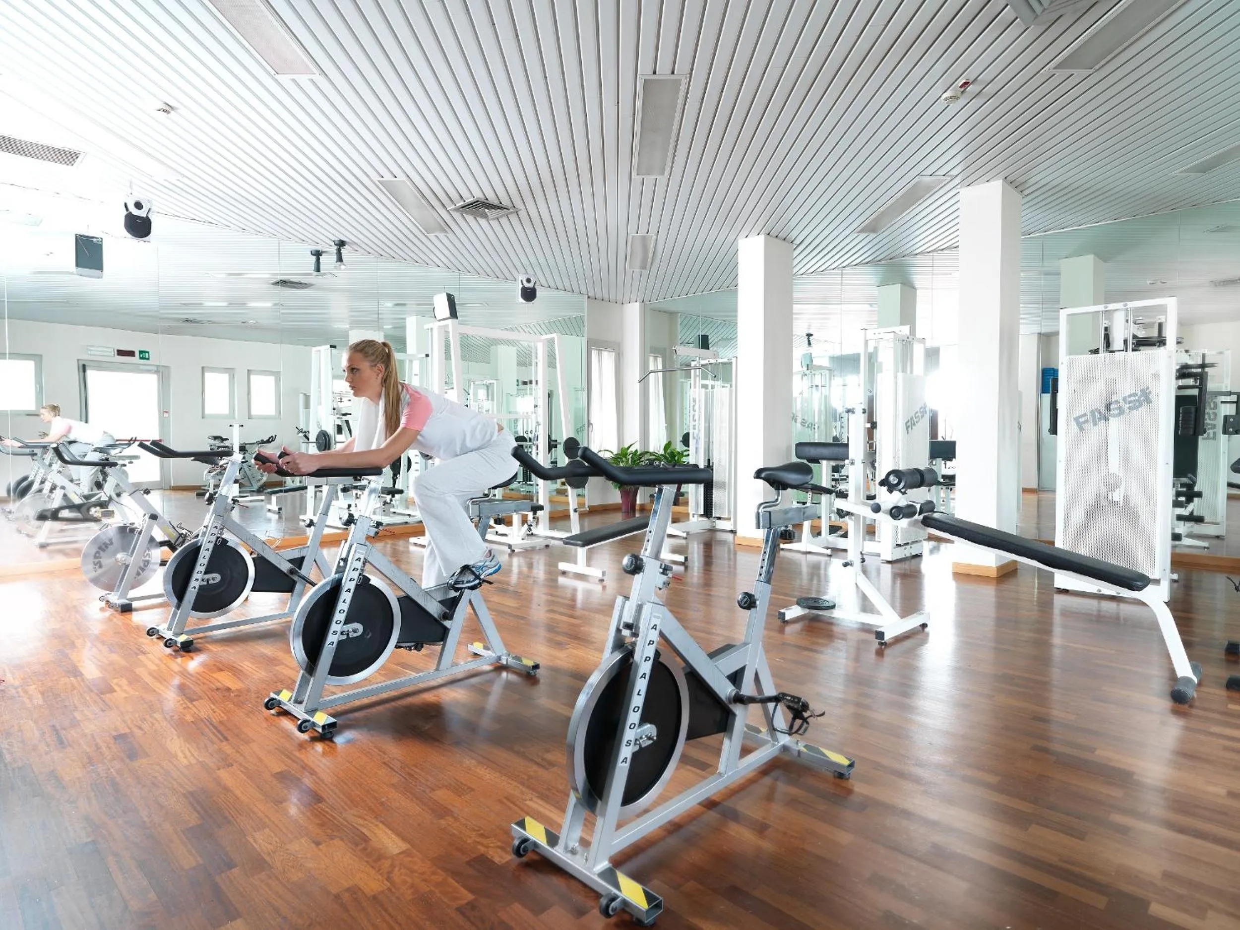 Fitness centre/facilities in Piramidi Hotel