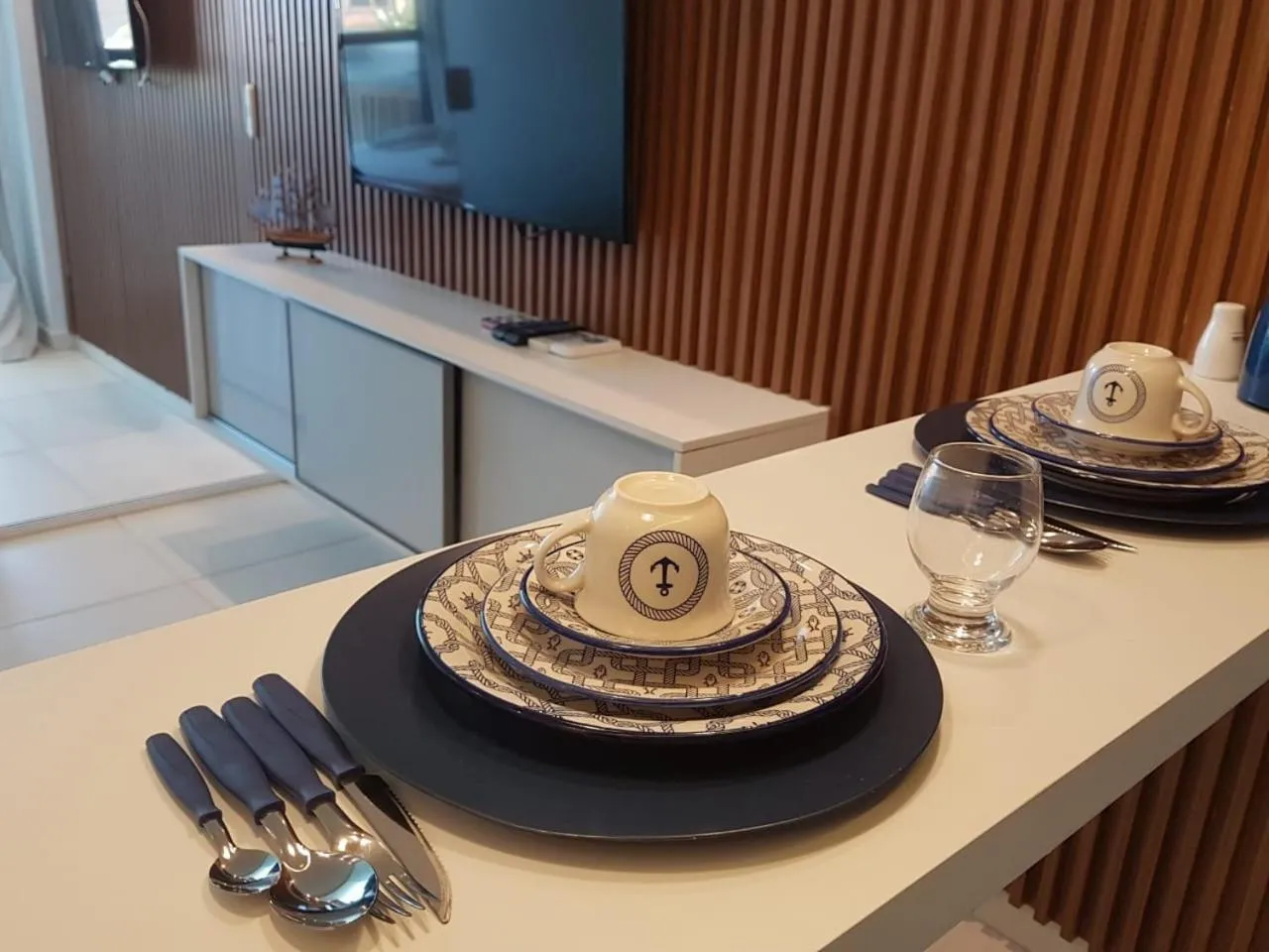 Decorative detail in Laguna Beach Flat